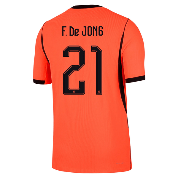 Nike Netherlands Frenkie De Jong Match Authentic Home Jersey 2026 (Hyp