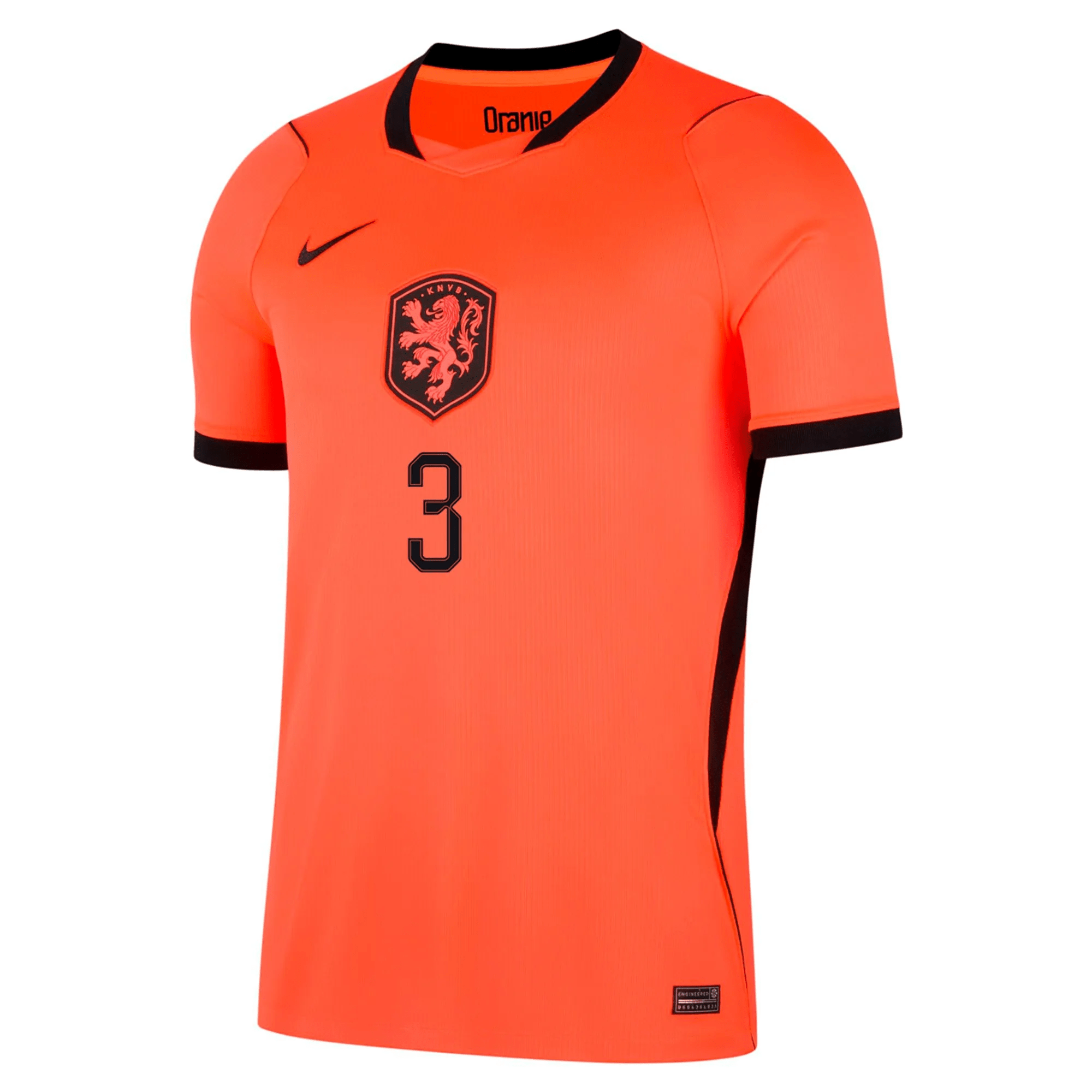 ナイキ サッカーユニ Nike Netherlands Jurrien Timber Home Jersey 2026 (Hyper Crimson/Black)