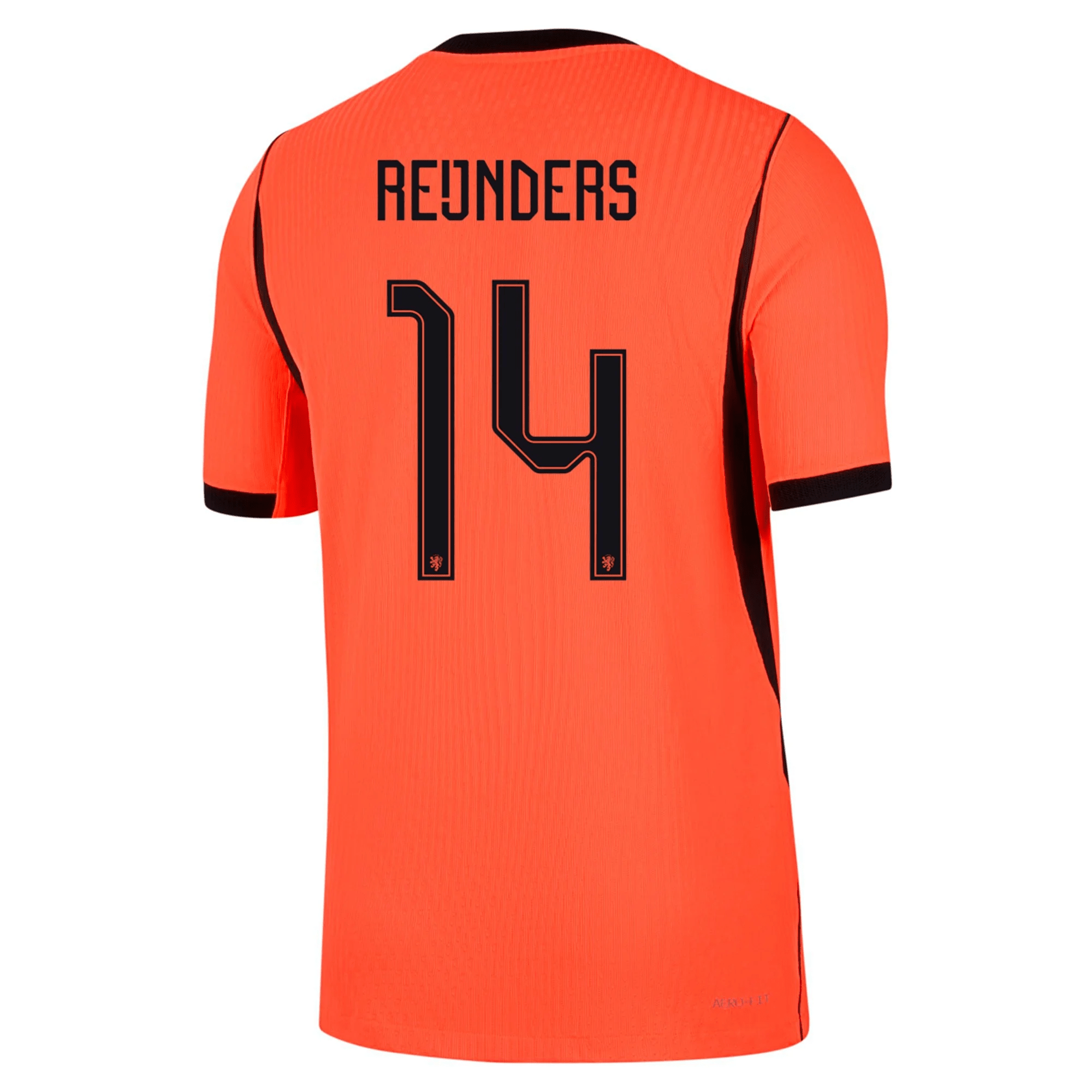 Nike Netherlands Tijjani Reijnders Match Authentic Home Jersey 2026 (Hyper Crimson/Black)