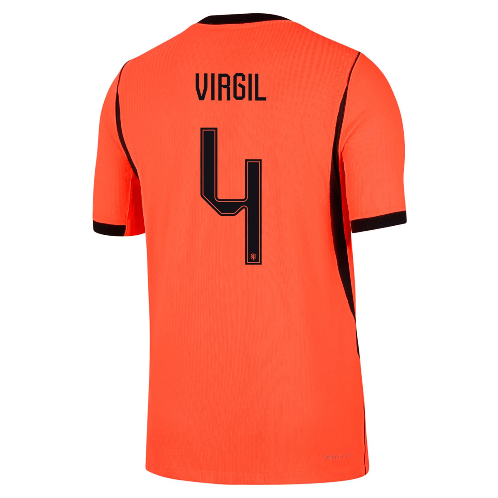 Nike Netherlands Virgil Van Dijk Match Authentic Home Jersey 2026 (Hyper Crimson/Black) | SoccerWearhouse