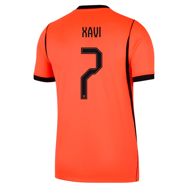 Nike Netherlands Xavi Simons Home Jersey 2026 (Hyper Crimson/Black)