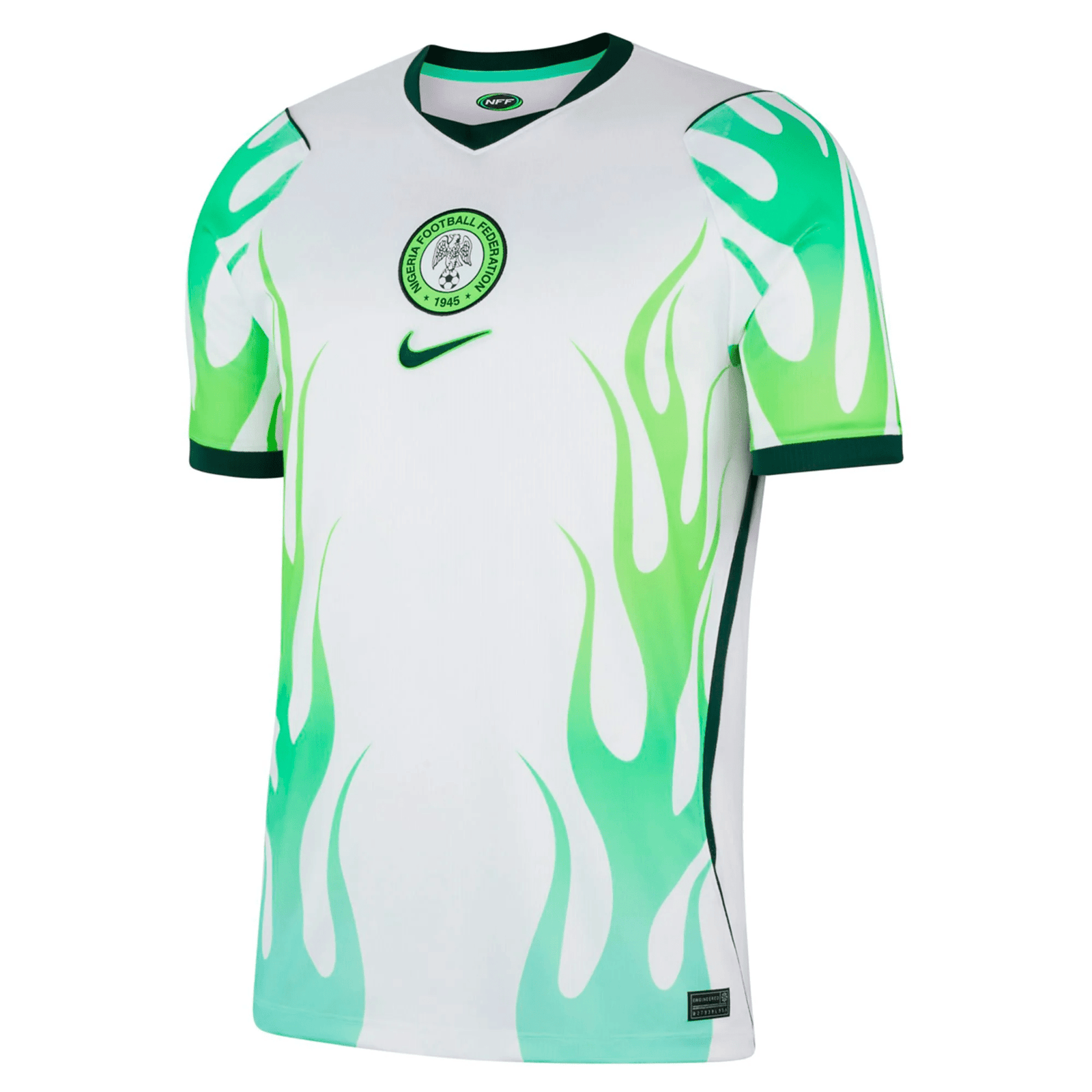 Nike Nigeria Away Jersey 2026 (White/Green Glow/Black) | SoccerWearhouse