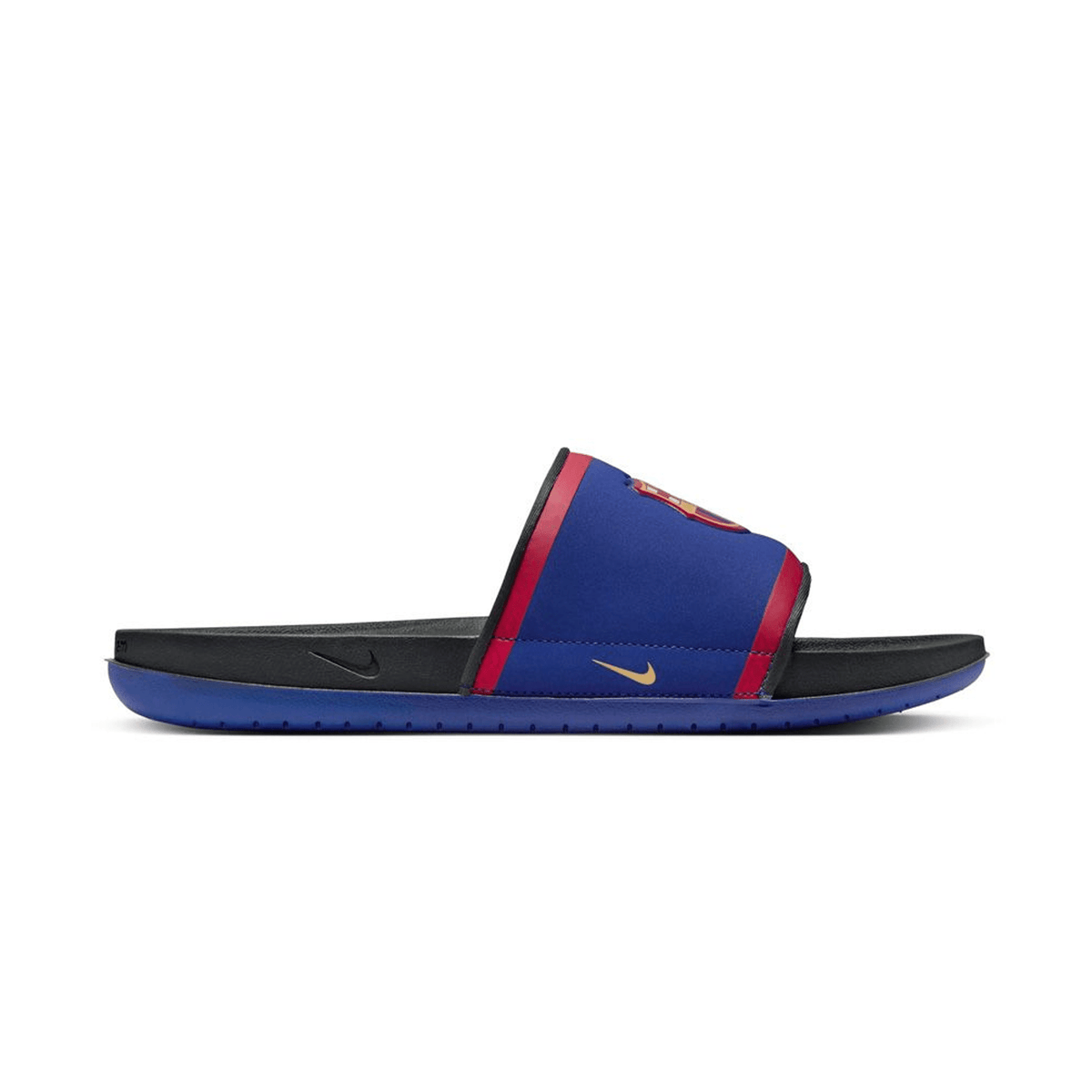 Nike Offcourt Barcelona Slide Sandals (Deep Royal/Club Gold) | SoccerWearhouse