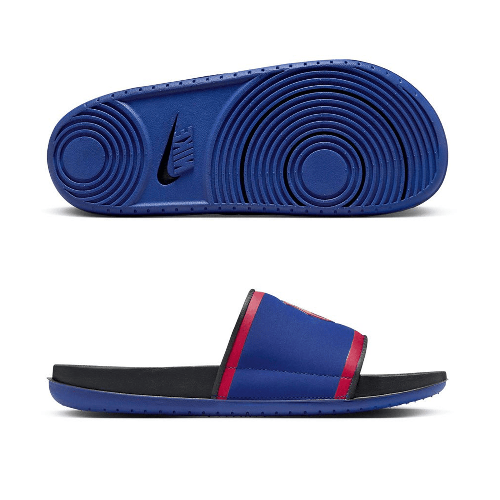 Nike Offcourt Barcelona Slide Sandals (Deep Royal/Club Gold) | SoccerWearhouse