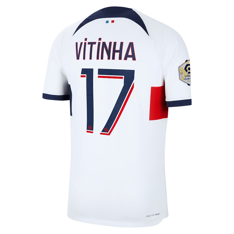 Nike Paris Saint-Germain Authentic Vitinha Match Vaporknit Away Jersey