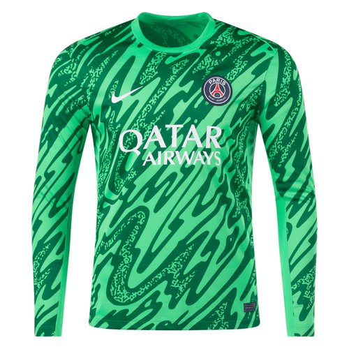 Nike Paris Saint-Germain Long Sleeve Goalkeeper Jersey 24/25 (Green Spark/Pine Green) - M