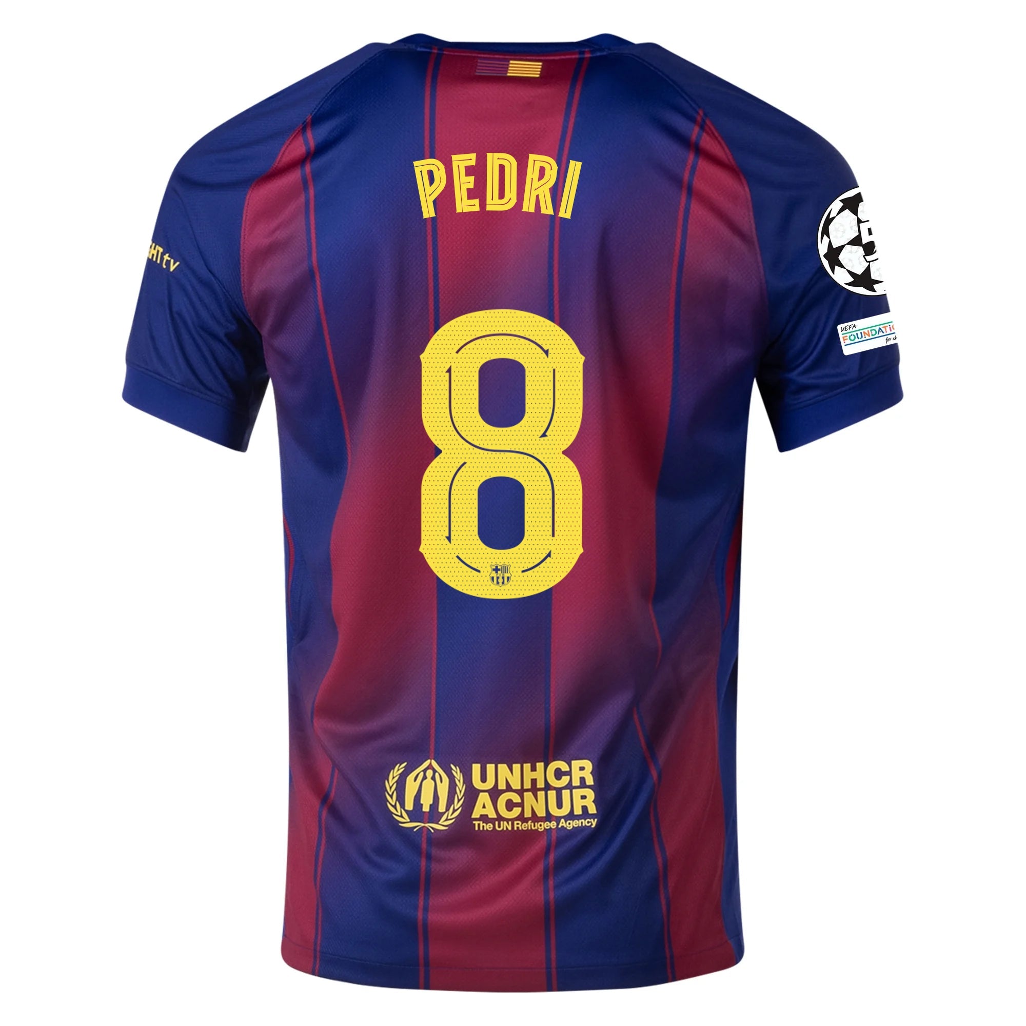 バルセロナ 25-26 PEDRI ユニフォーム Nike Pedri FC Barcelona Home Jersey 25/26 w/ Champions League Patches