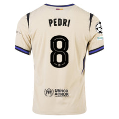 Nike Pedri Men's FC Barcelona Authentic Away Jersey w/ Champions Leagu