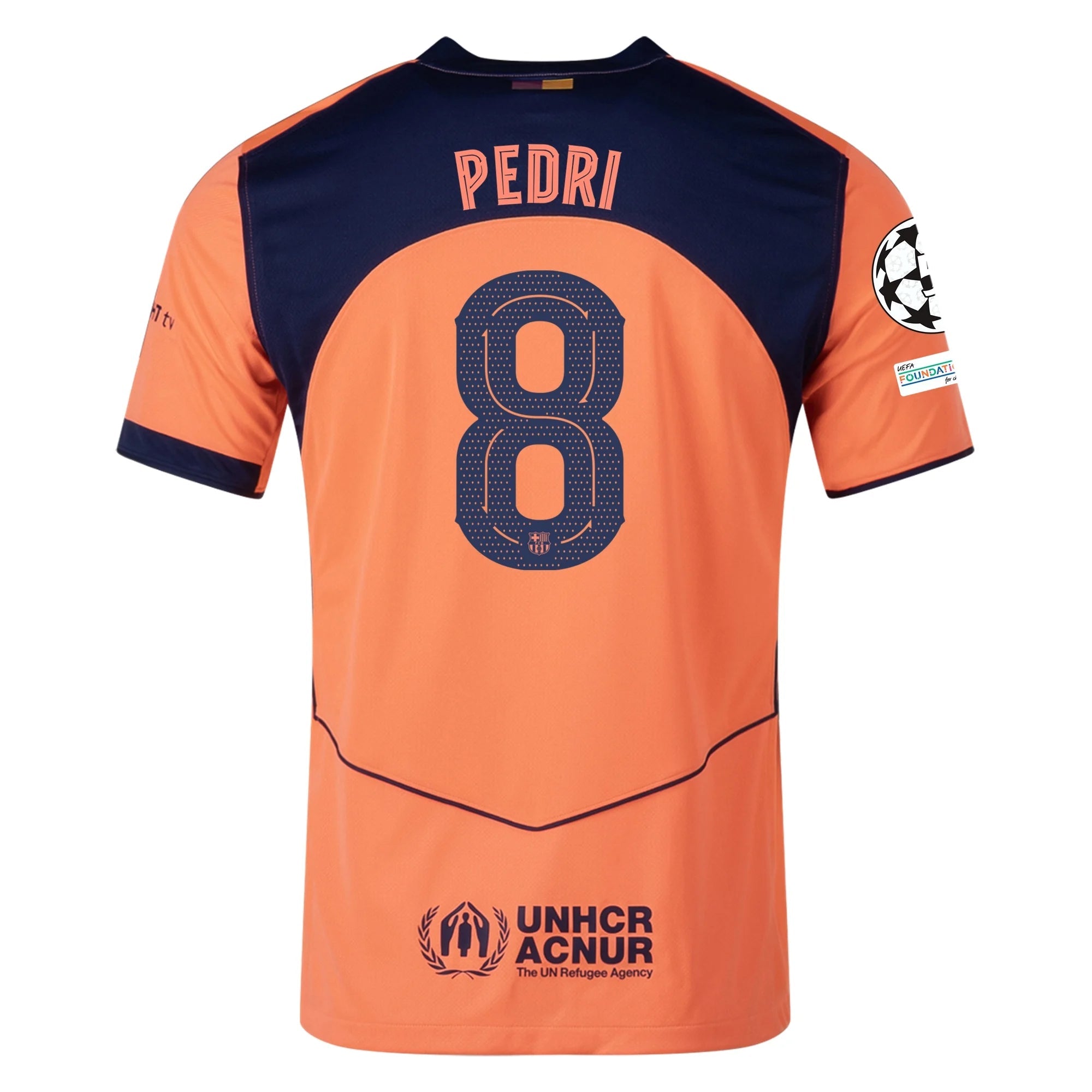 Nike Pedri Men's FC Barcelona T90 Third Jersey 25/26 w/ Champions Leag