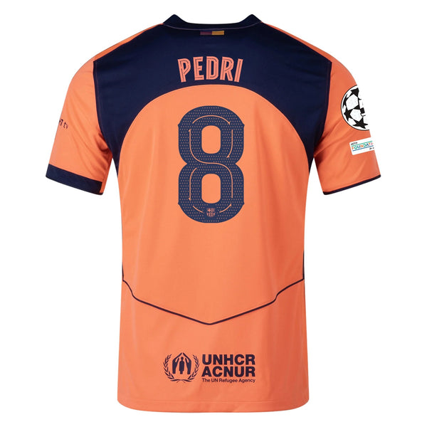 Nike Pedri Men's FC Barcelona T90 Third Jersey 25/26 w/ Champions Leag