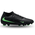 Nike Phantom 6 High Academy FG/MG Soccer Cleats (Black/Illusion Green)