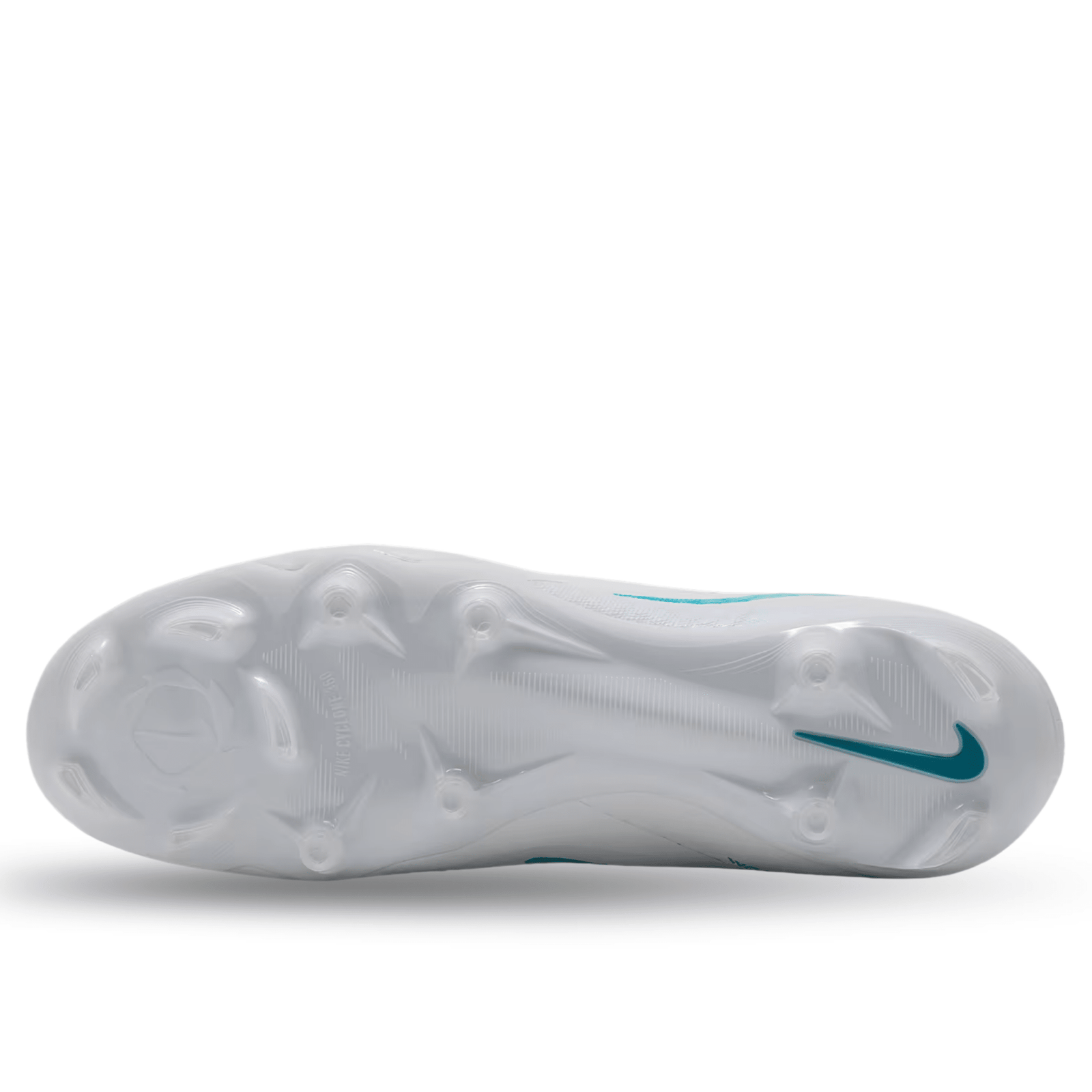 Nike Phantom 6 High Academy FG/MG Soccer Cleats (White/Dusty Cactus) | SoccerWearhouse