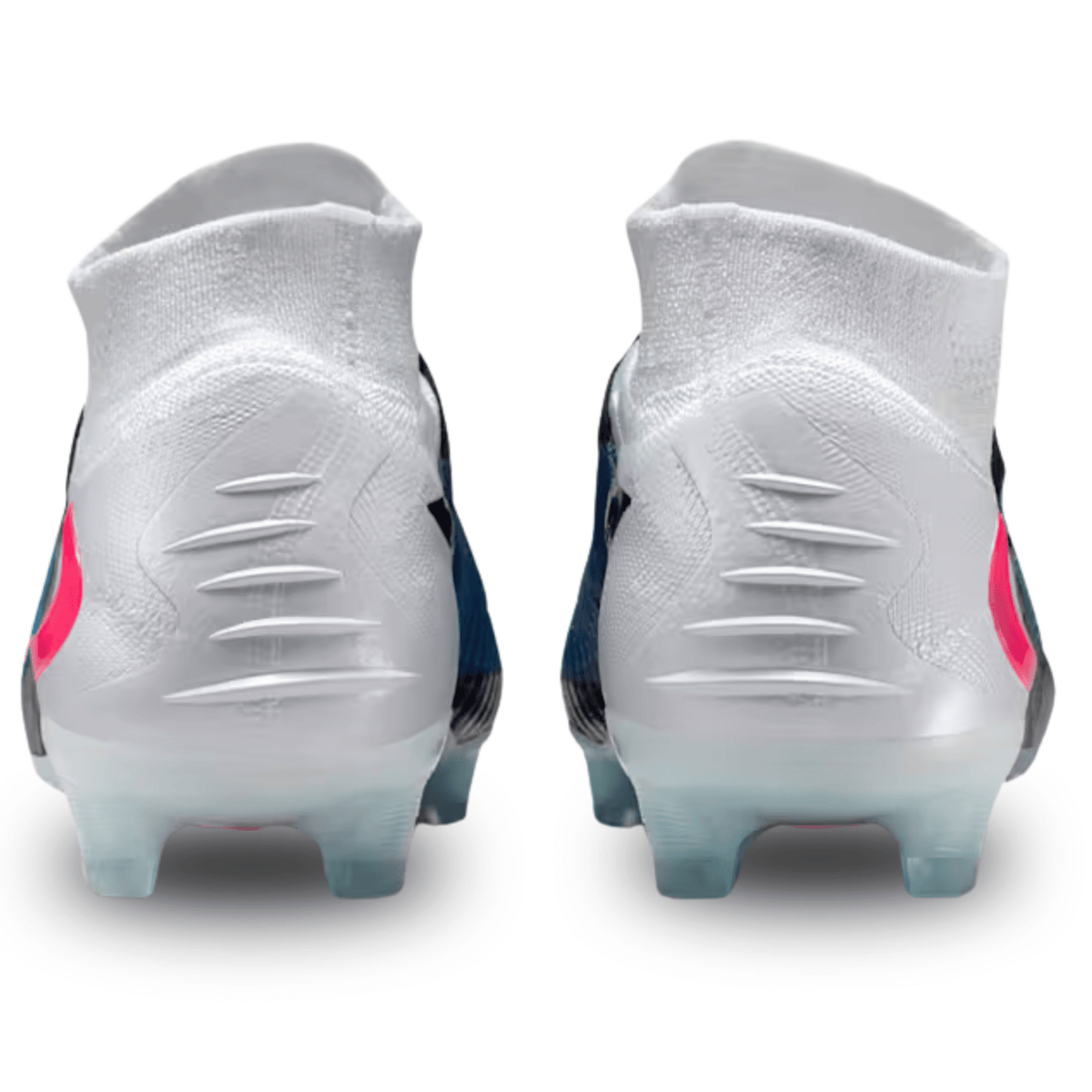 Nike Phantom 6 High Elite FG Soccer Cleats (Racer Blue/Pink Blast/White) | SoccerWearhouse