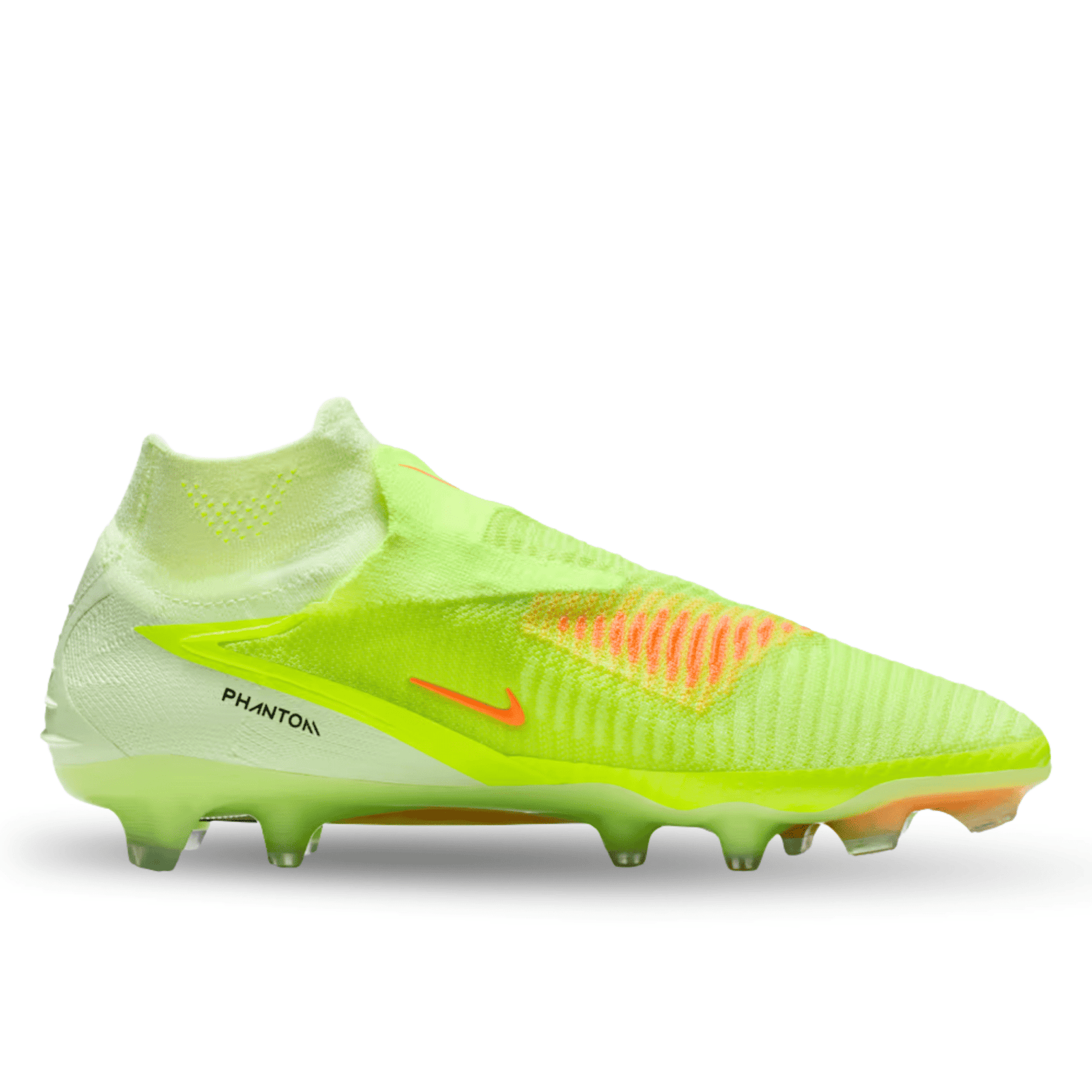 Nike Phantom 6 High Elite Firm Ground Soccer Cleats (Hyper Crimson/Black/Limelight) | SoccerWearhouse