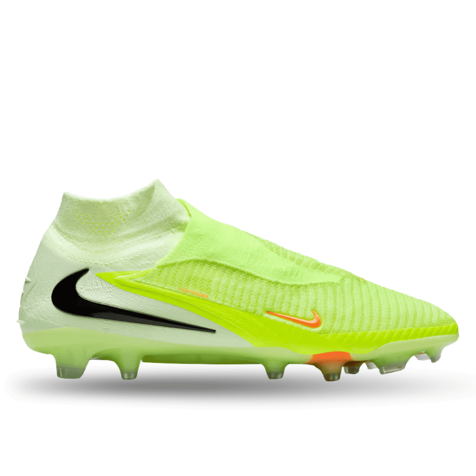 Nike Phantom 6 High Elite Firm Ground Soccer Cleats (Hyper Crimson/Black/Limelight) | SoccerWearhouse