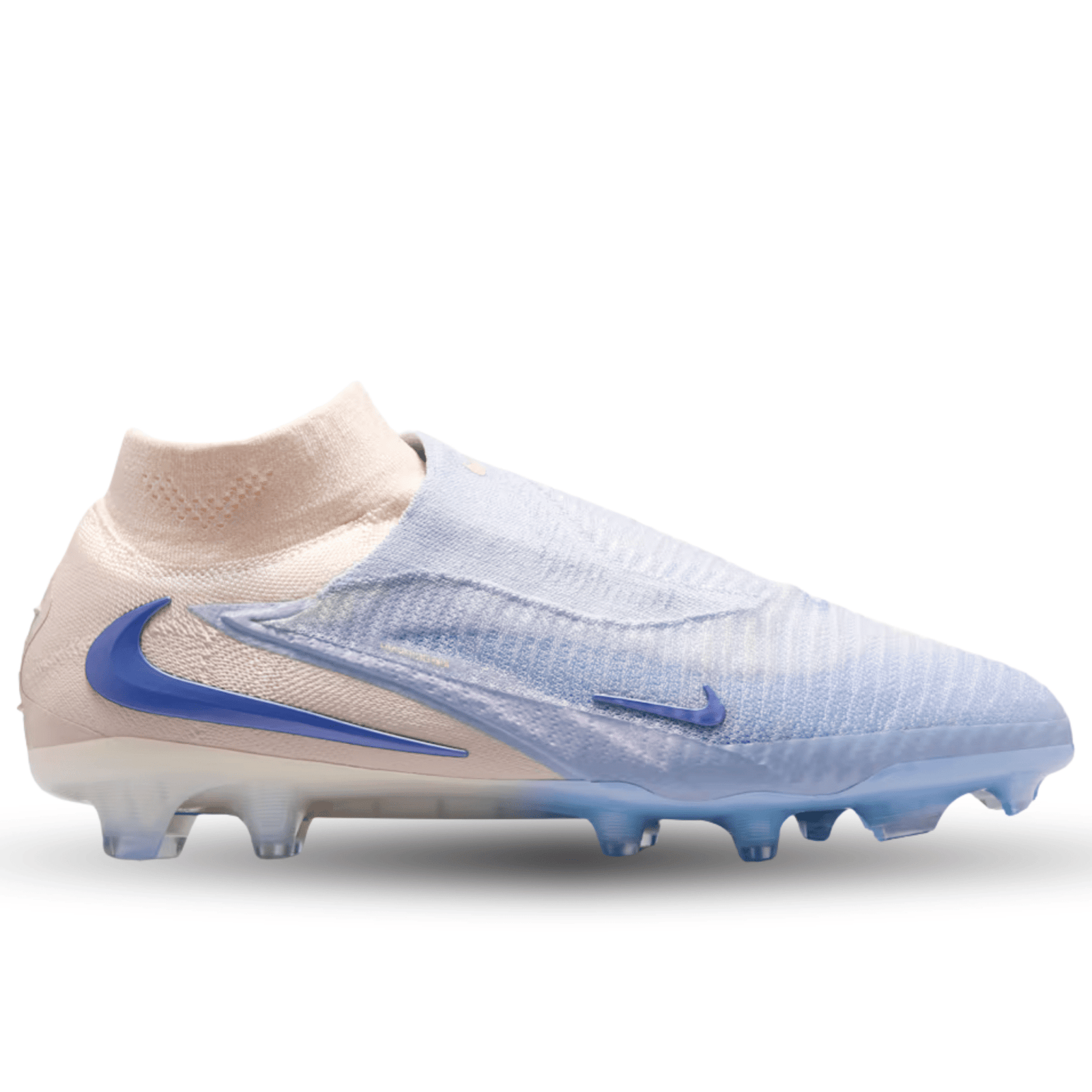 Nike Phantom 6 High Elite LV8 FG Soccer Cleats (Ghost/Guava Ice) | SoccerWearhouse