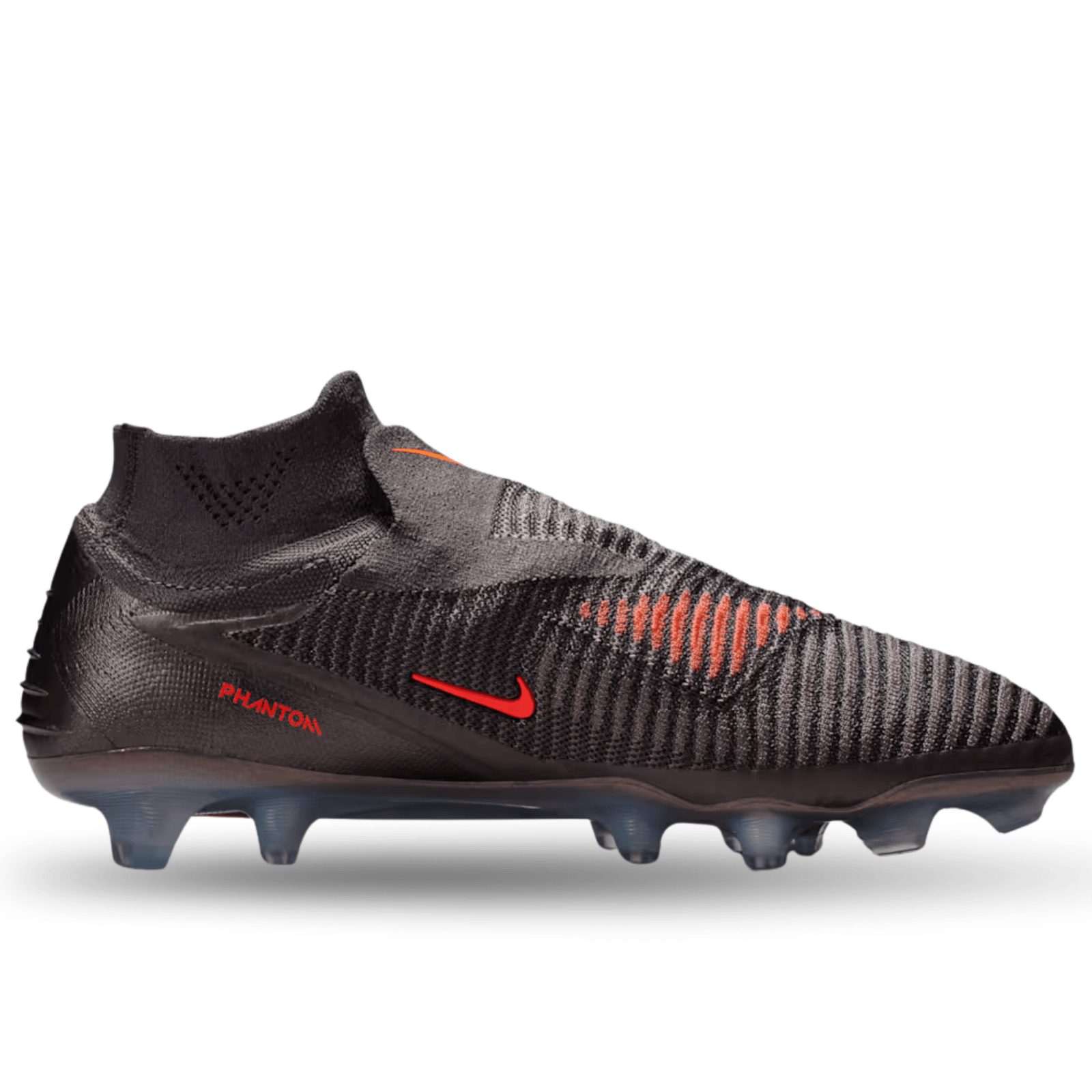 Nike Phantom 6 High Elite LV8 FG Soccer Cleats (Medium Ash/Gold Amber) | SoccerWearhouse