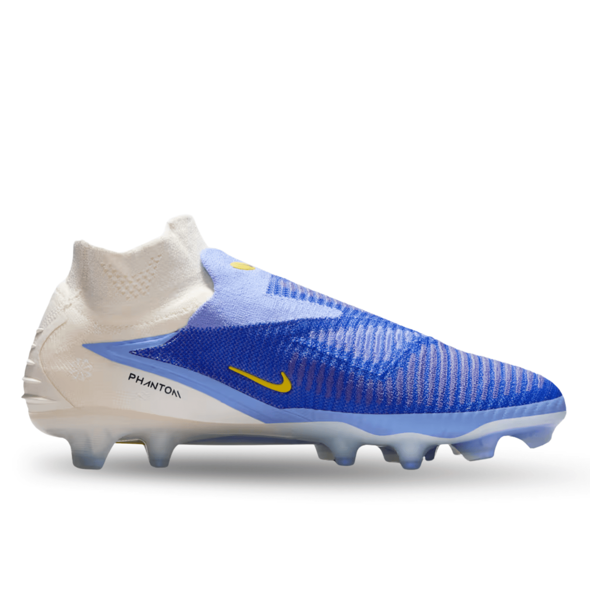 新品NIKE PHANTOM 6 HIGH ELITE FG LV8 25.5 Nike Phantom 6 High Elite LV8 FG Soccer Cleats (Racer Blue/Obsidian)