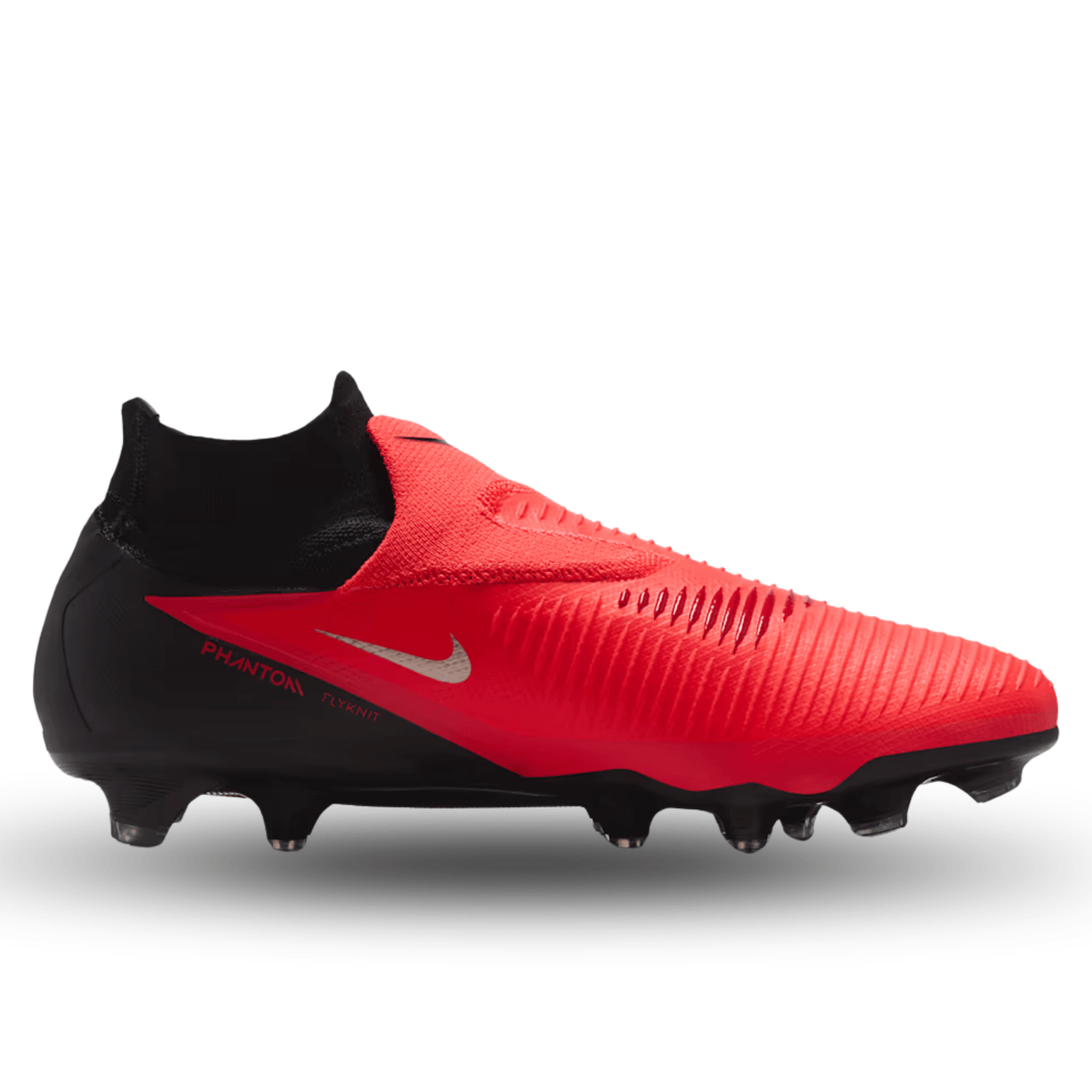 Nike Phantom 6 High Pro FG Soccer Cleats (Bright Crimson/Blur-Black) | SoccerWearhouse