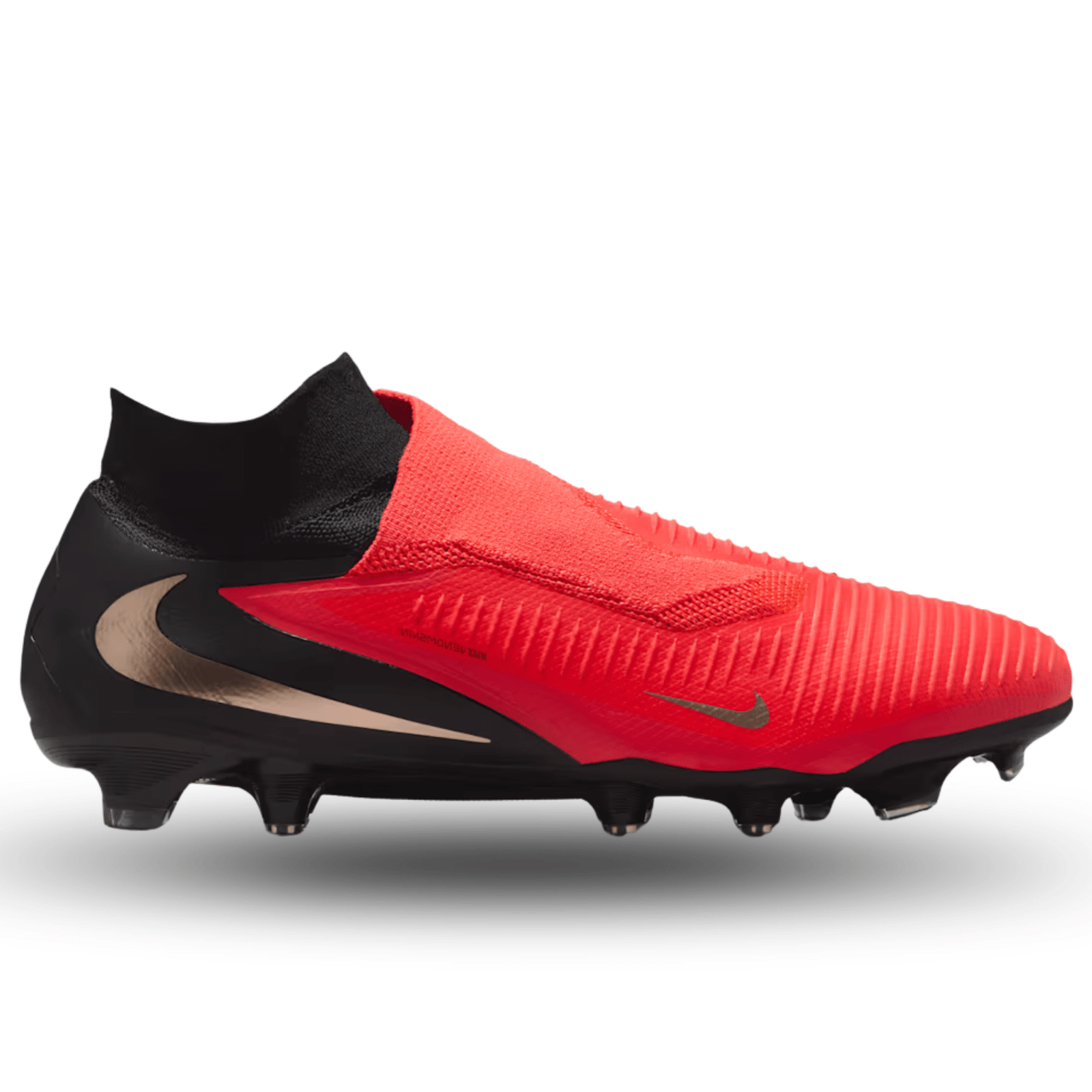 Nike Phantom 6 High Pro FG Soccer Cleats (Bright Crimson/Blur-Black) | SoccerWearhouse