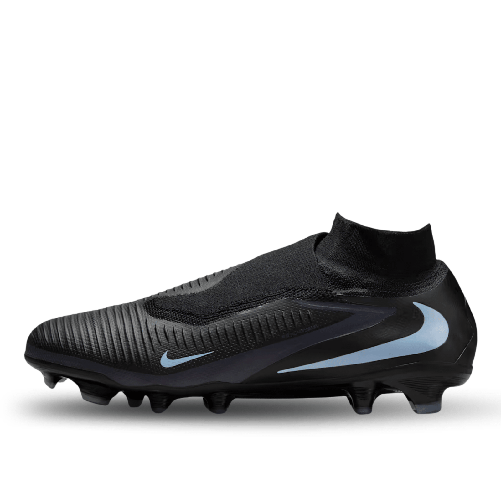 Nike Phantom 6 High Pro Firm Ground Soccer Cleats (Black/Black) | SoccerWearhouse