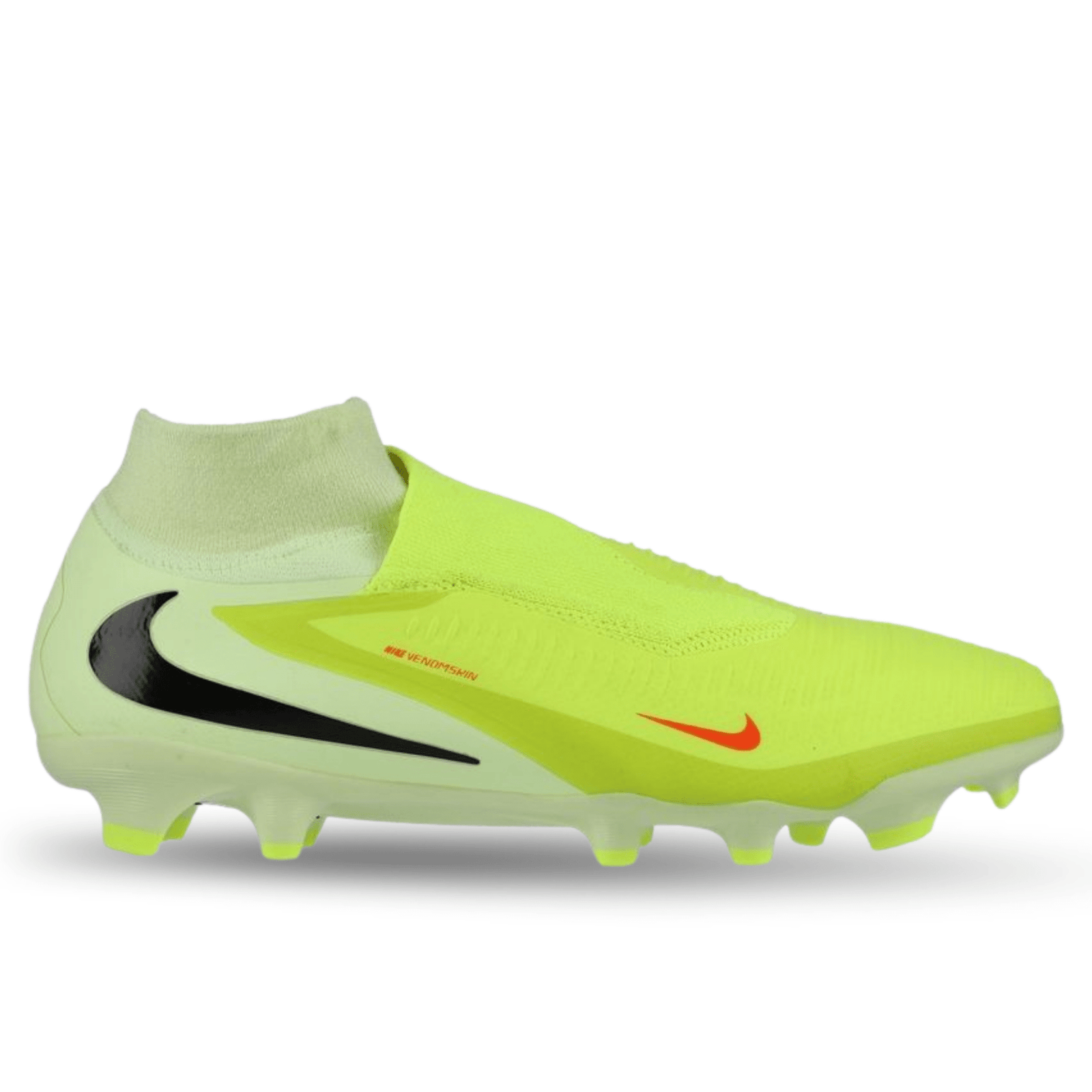 Nike Phantom 6 High Pro Firm Ground Soccer Cleats (Hyper Crimson/Black/Limelight) | SoccerWearhouse