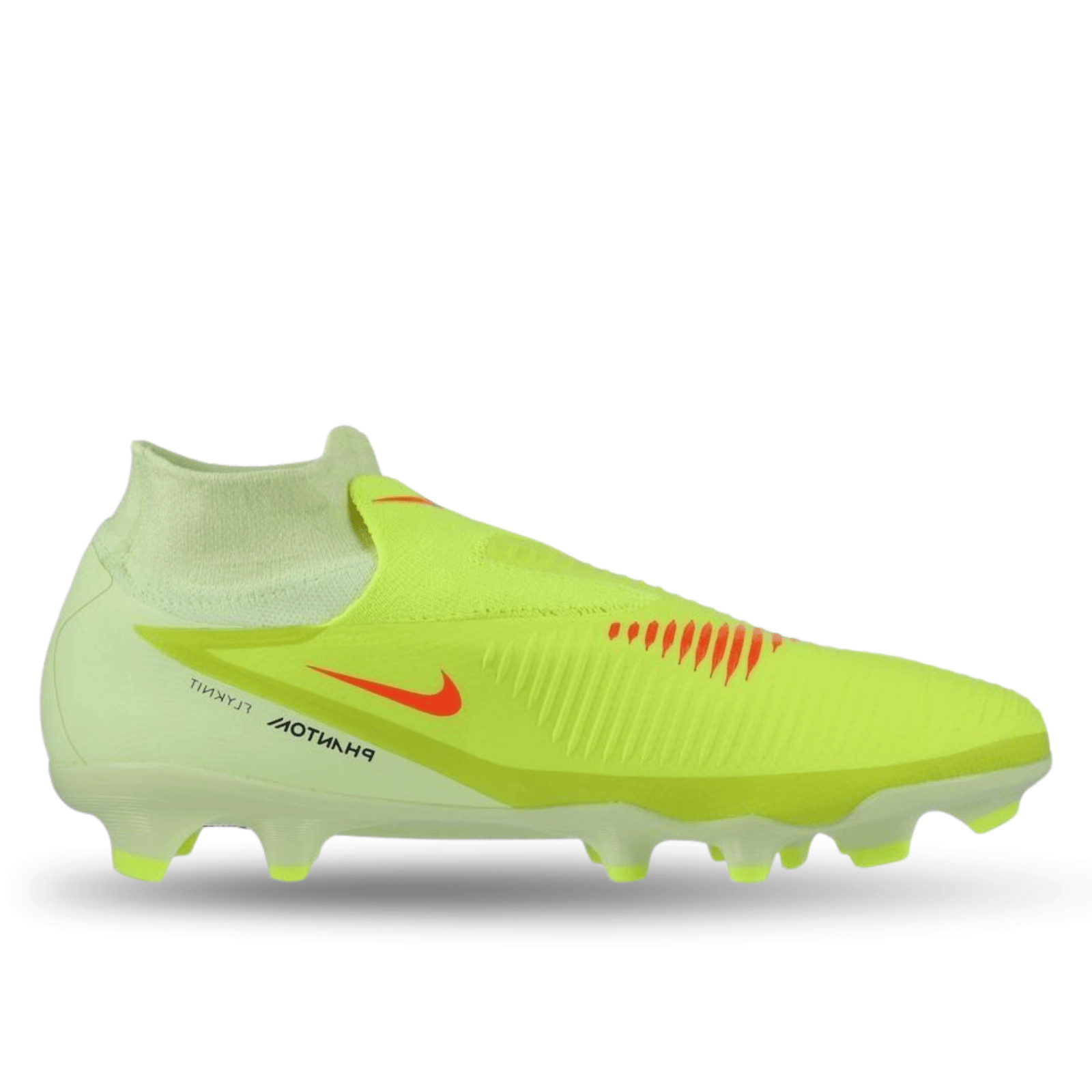 Nike Phantom 6 High Pro Firm Ground Soccer Cleats (Hyper Crimson/Black/Limelight) | SoccerWearhouse