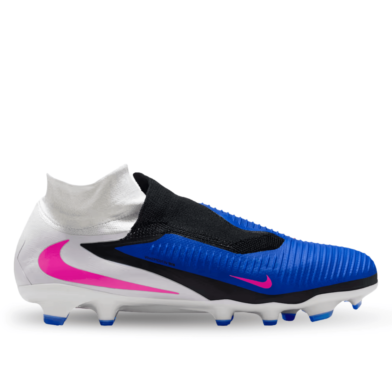 Nike Phantom 6 High Pro Firm Ground Soccer Cleats (Racer Blue/White) | SoccerWearhouse