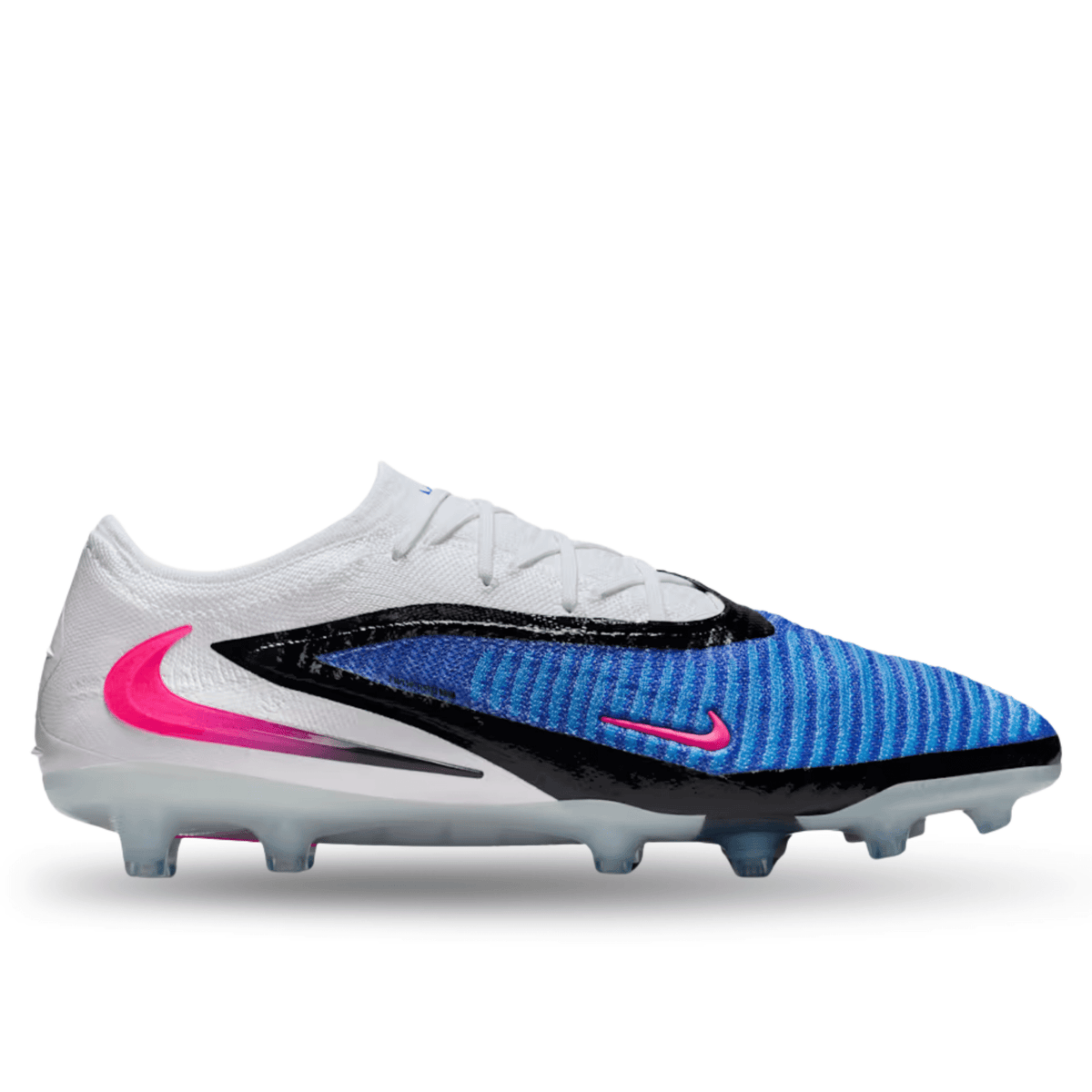 Nike Phantom 6 Low Elite AG - Pro Soccer Cleats (Racer Blue/Pink Blast/White) | SoccerWearhouse