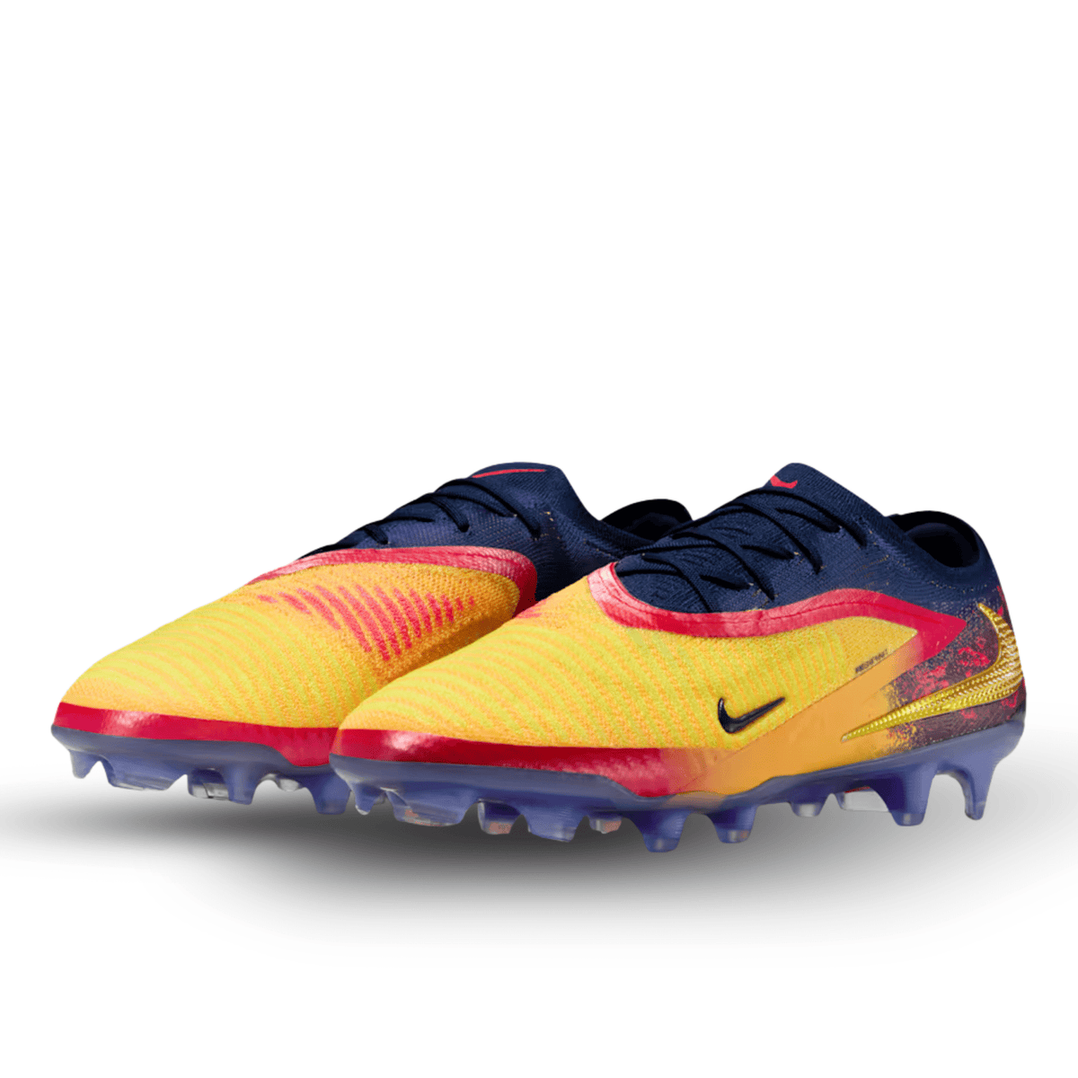 Nike Phantom 6 Low Elite Erling Haaland Firm Ground Soccer Cleats (Laser Orange/Lemon Venom) | SoccerWearhouse