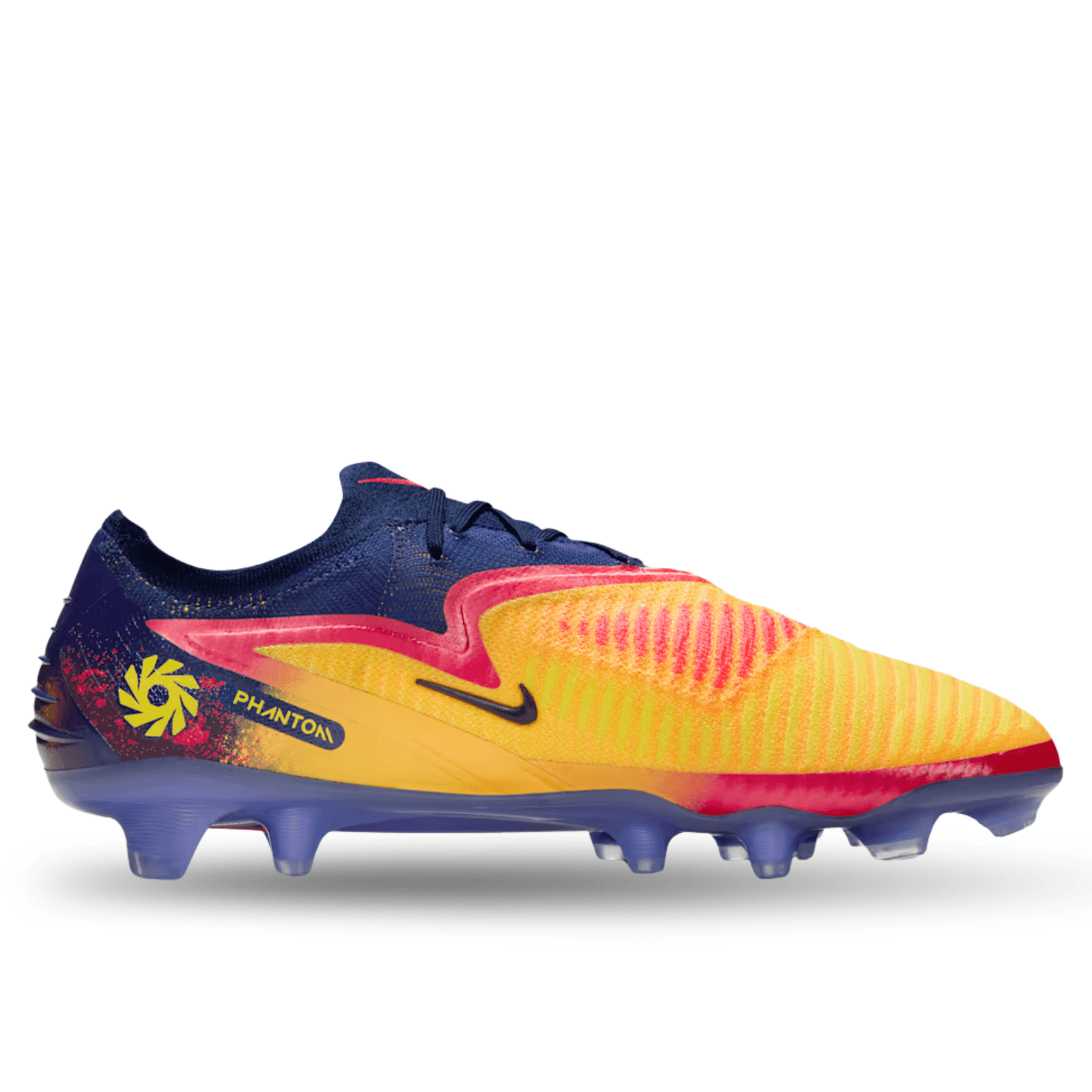Nike Phantom 6 Low Elite Erling Haaland Firm Ground Soccer Cleats (Laser Orange/Lemon Venom) | SoccerWearhouse