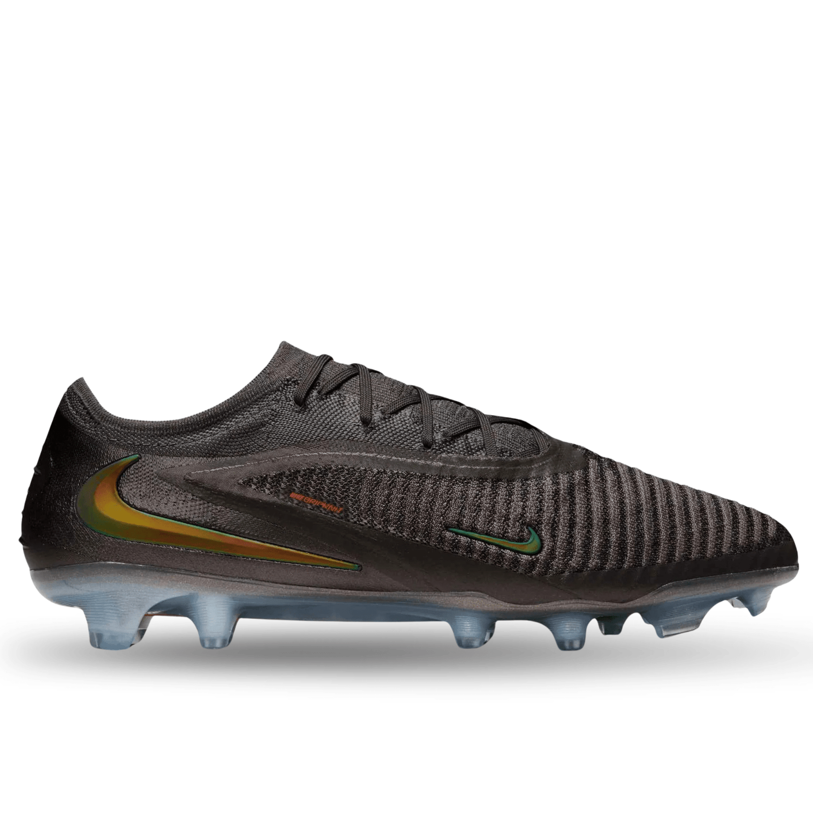 Nike Phantom 6 Low Elite LV8 FG Soccer Cleats (Medium Ash/Gold Amber) | SoccerWearhouse