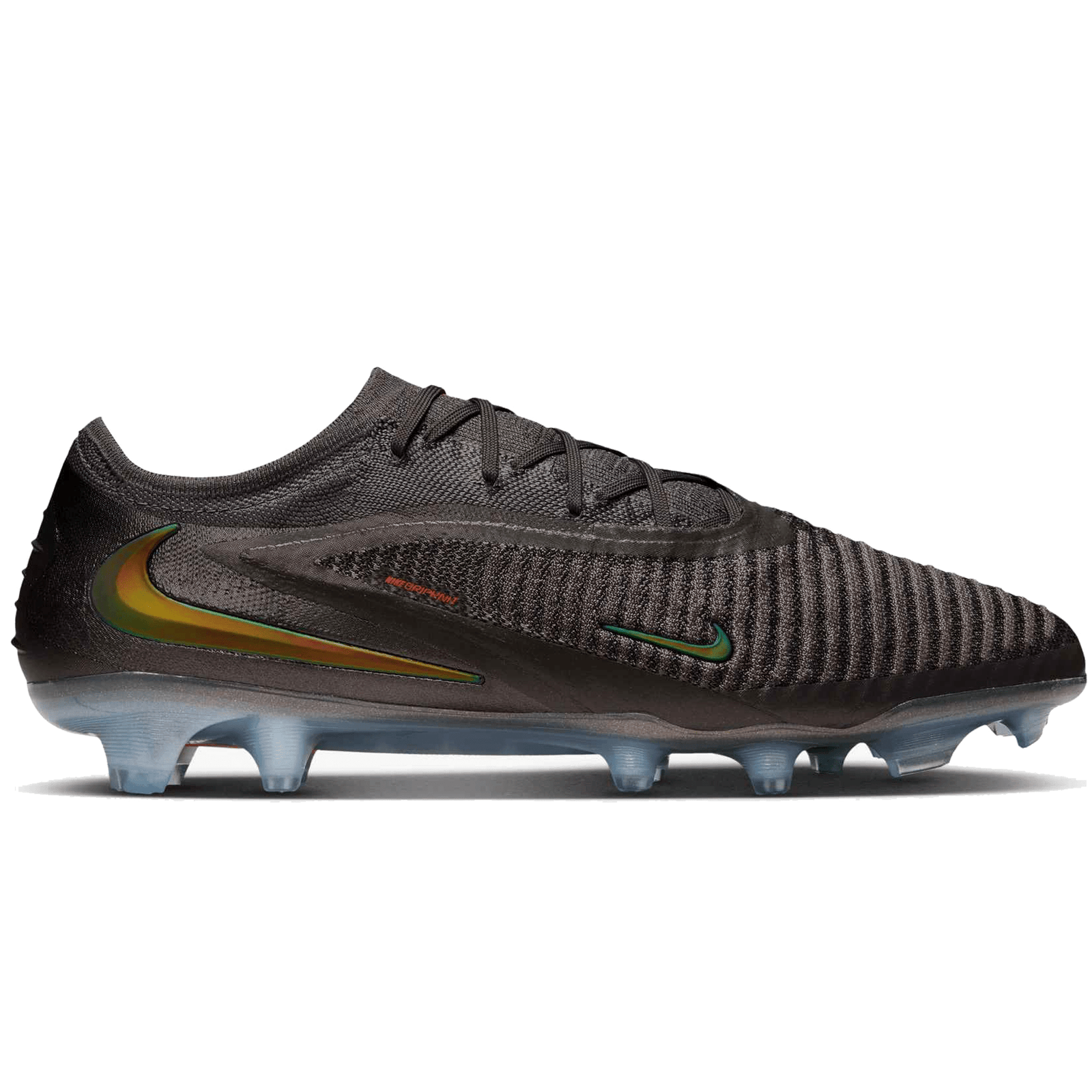 Nike Phantom 6 Low Elite LV8 FG Soccer Cleats (Medium Ash/Gold Amber) | SoccerWearhouse