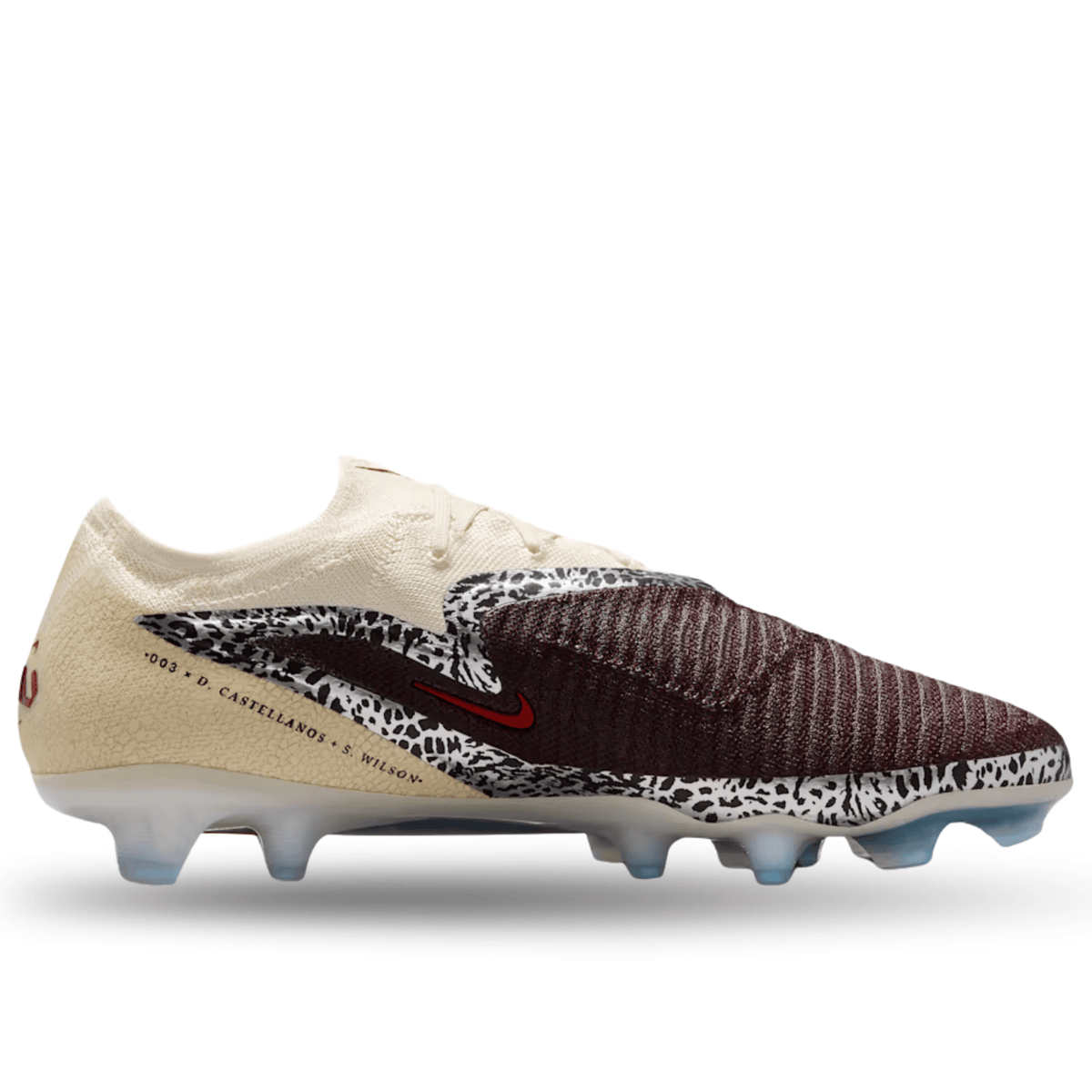 Nike P)hantom 6 Low Elite NU3 Firm Ground Soccer Cleats (Burgundy Crush/University Red | SoccerWearhouse