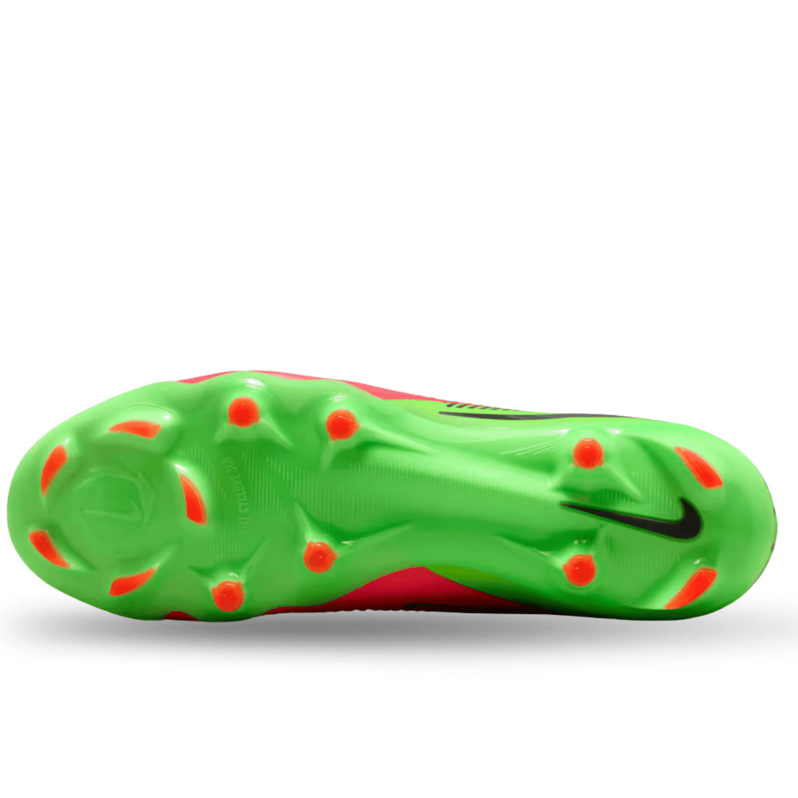 Nike Phantom 6 Low Pro EH Firm Ground Soccer Cleats (Hot Punch/Black-Green Strike) | SoccerWearhouse