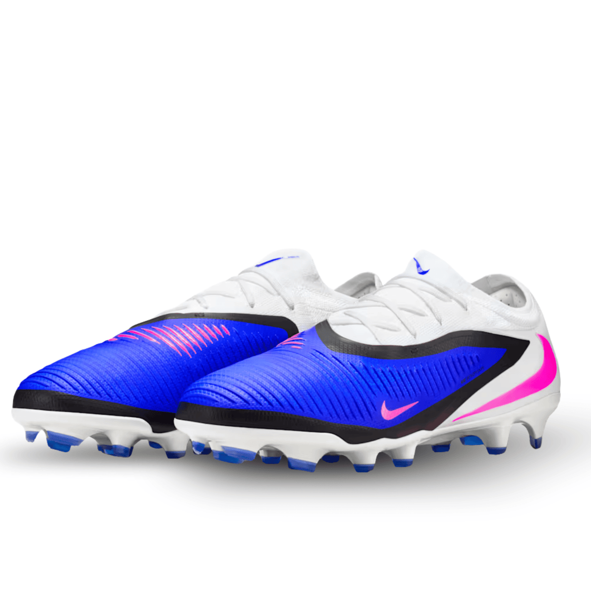 Nike Phantom 6 Low Pro FG Soccer Cleats (Racer Blue/White) | SoccerWearhouse