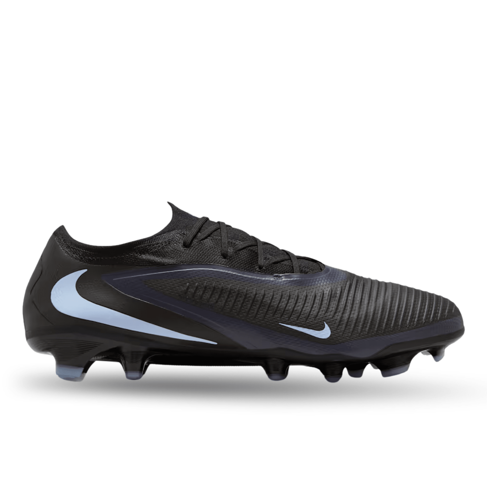Nike Phantom 6 Low Pro Firm Ground Soccer Cleats (Black/Black) | SoccerWearhouse