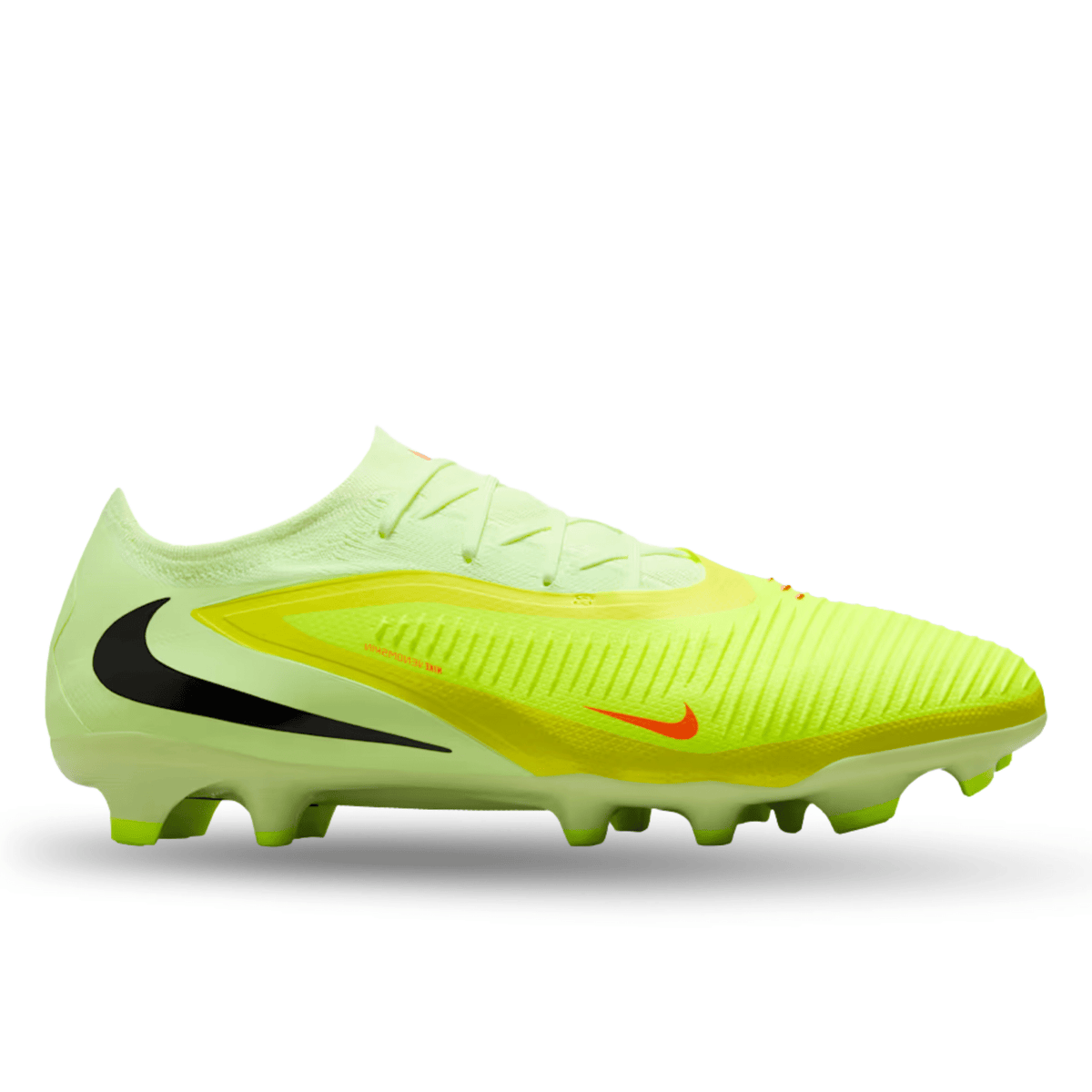 Nike Phantom 6 Low Pro Firm Ground Soccer Cleats (Hyper Crimson/Black/Limelight) | SoccerWearhouse