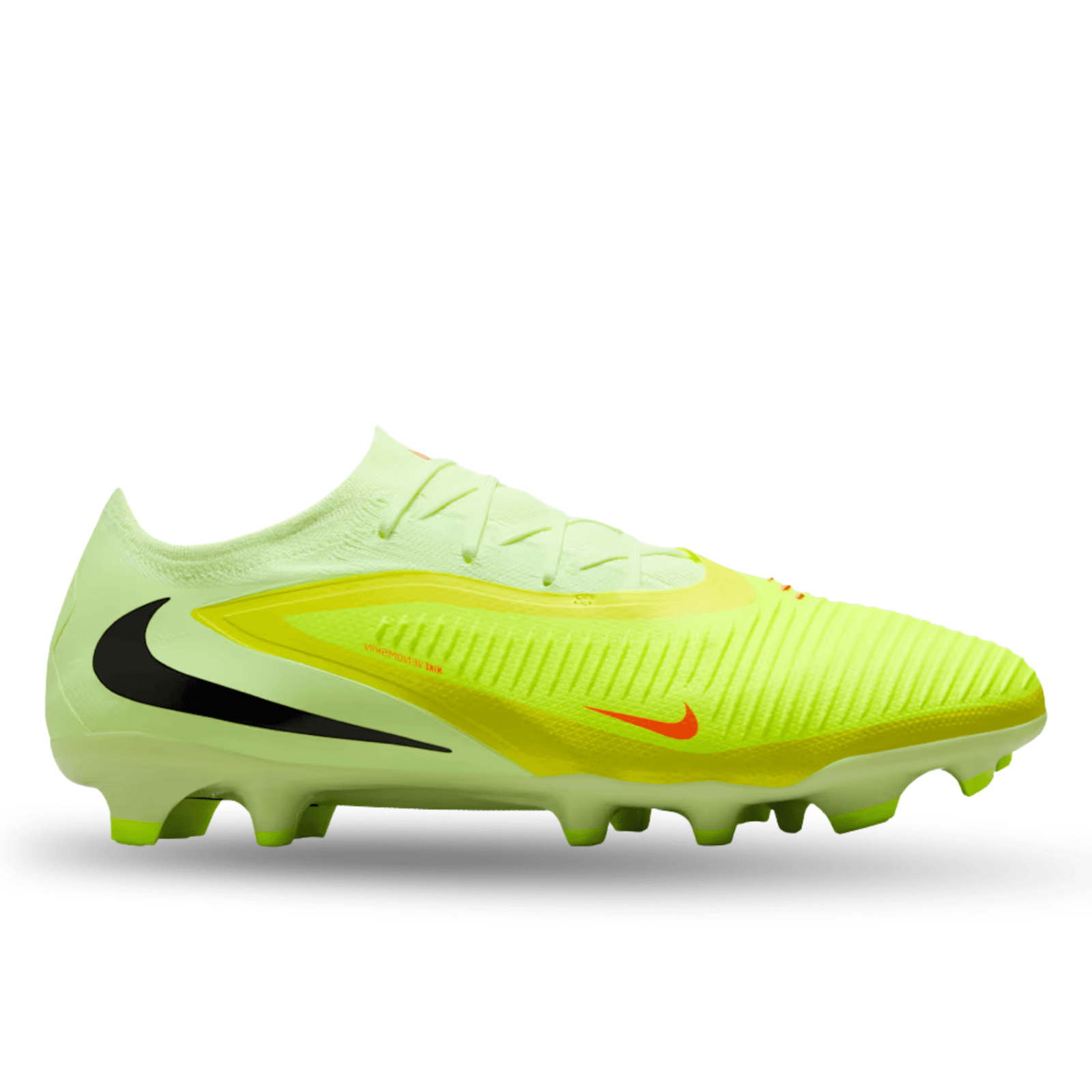 Nike Phantom 6 Low Pro Firm Ground Soccer Cleats (Hyper Crimson/Black/Limelight) | SoccerWearhouse