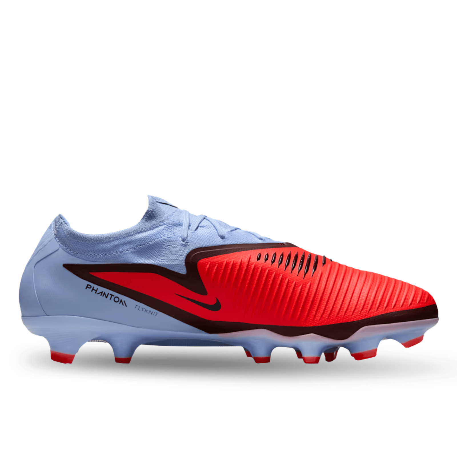 Nike Phantom 6 Low Pro Firm Ground Soccer Cleats (Royal Tint/Bright Crimson) | SoccerWearhouse