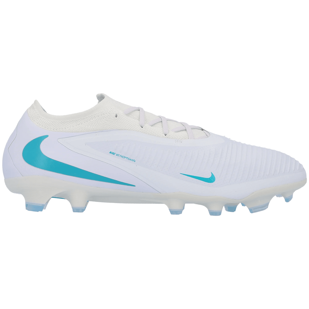 Nike Phantom 6 Low Pro Firm Ground Soccer Cleats (White/Dusty Cactus) | SoccerWearhouse