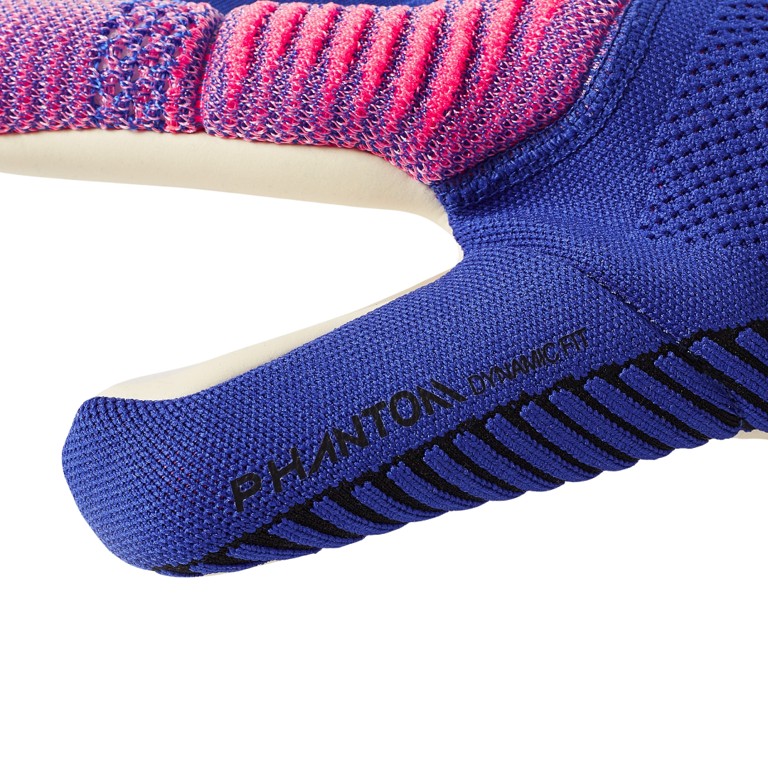 Nike Phantom Dynamic Fit Goalkeeper Gloves (Racer Blue/Black/Pink Blast) | SoccerWearhouse
