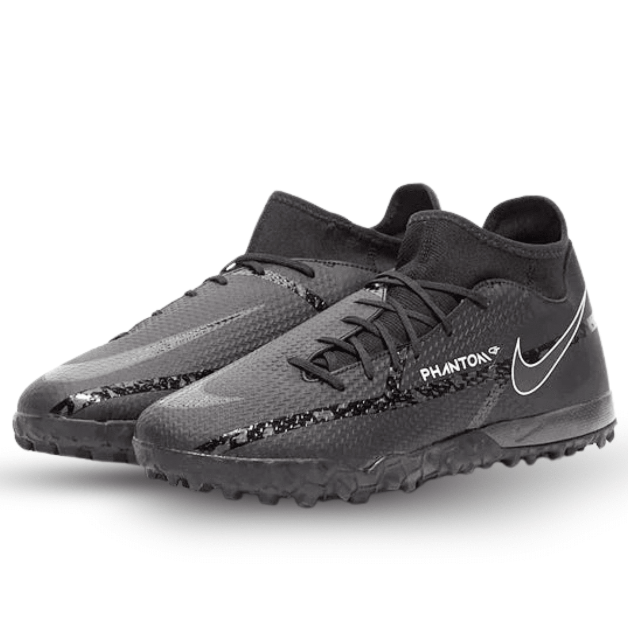 Nike Phantom GT2 Academy DF Turf Soccer Shoes (Black/Dark Smoke Grey) Nike Phantom GT2 Academy DF Turf Soccer Shoes (Black/Dark Smoke Grey)