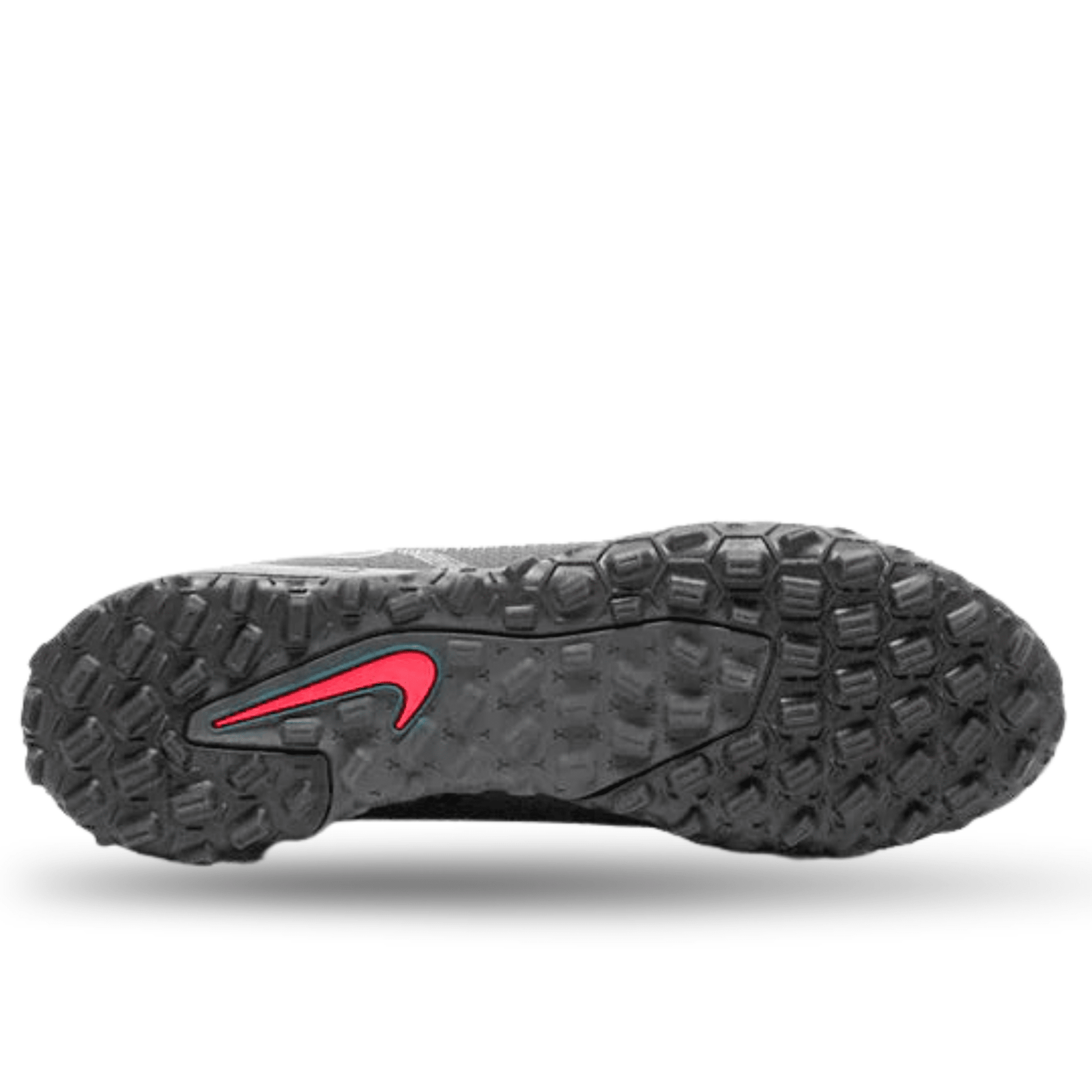 Nike Phantom GT2 Academy DF Turf Soccer Shoes (Black/Dark Smoke Grey) | SoccerWearhouse