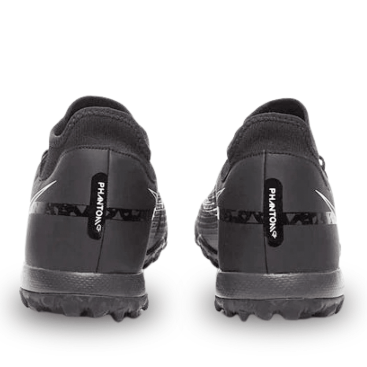 Nike Phantom GT2 Academy DF Turf Soccer Shoes (Black/Dark Smoke Grey) | SoccerWearhouse