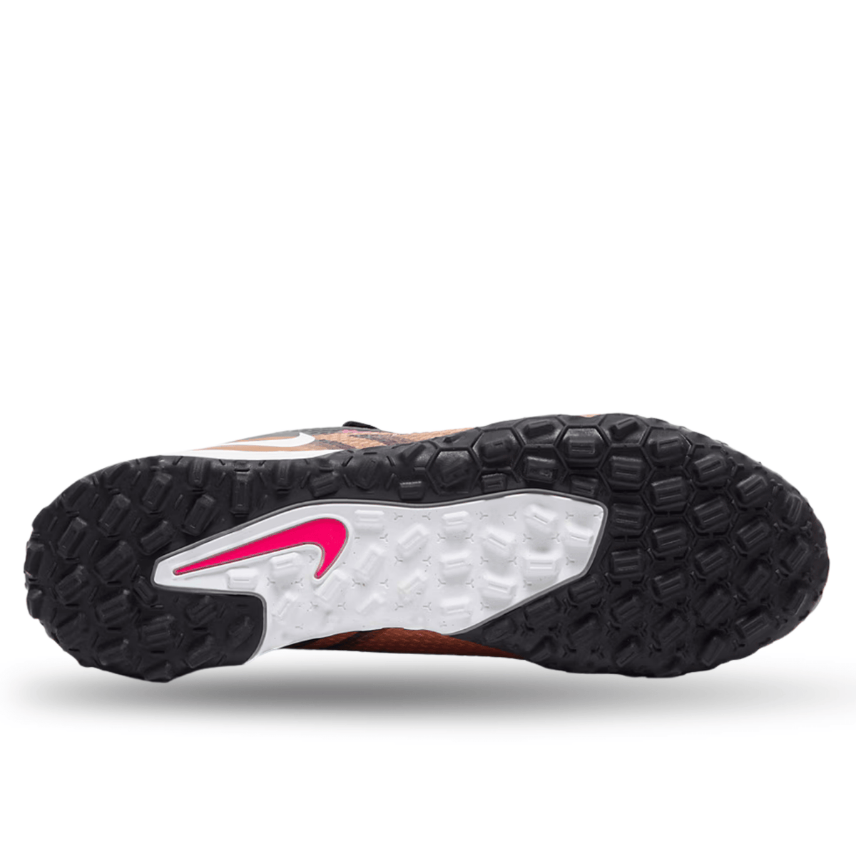 Nike Phantom GT2 Academy DF Turf Soccer Shoes (Metallic Copper) | SoccerWearhouse