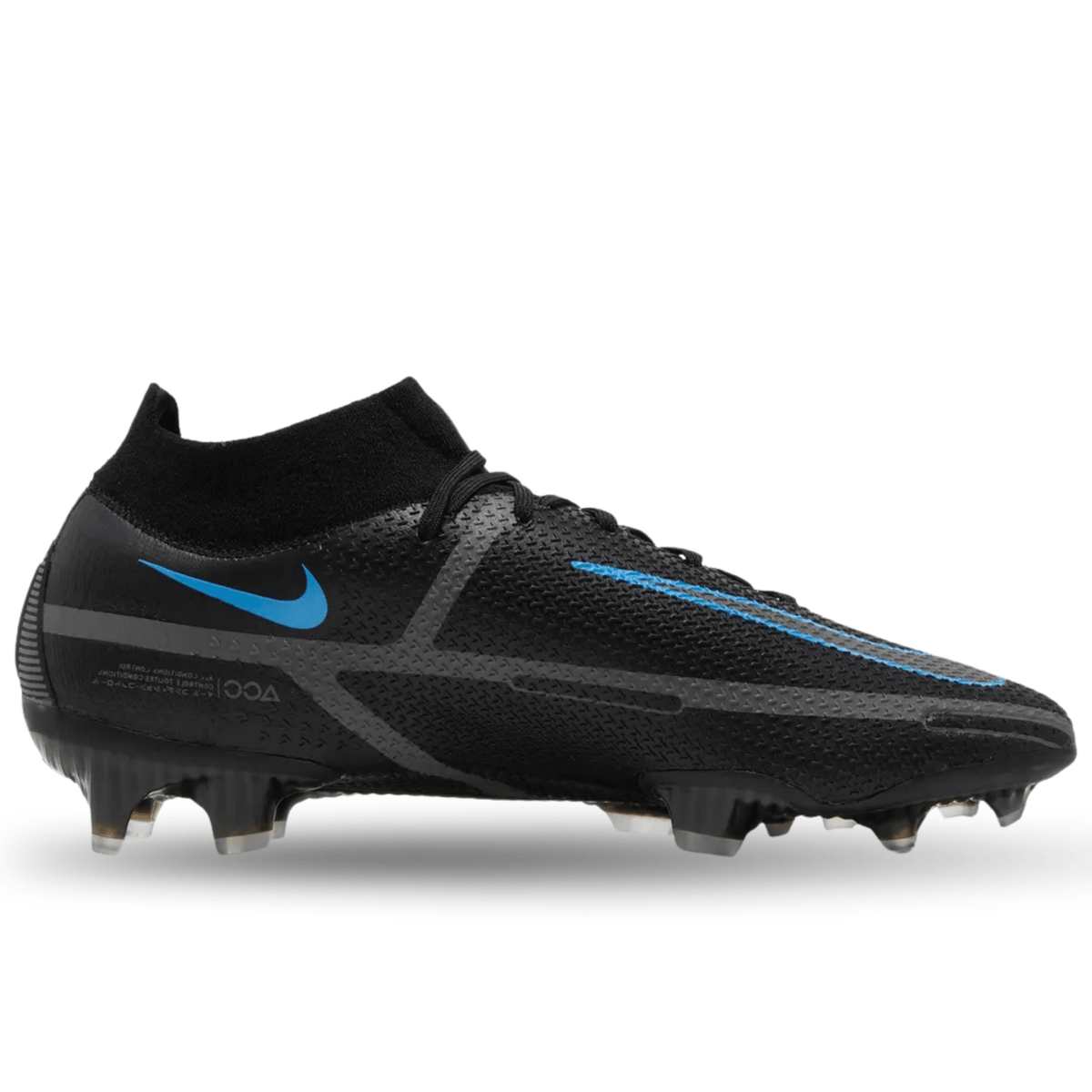 Nike Phantom GT2 Elite DF FG (Black/Iron Grey) | SoccerWearhouse