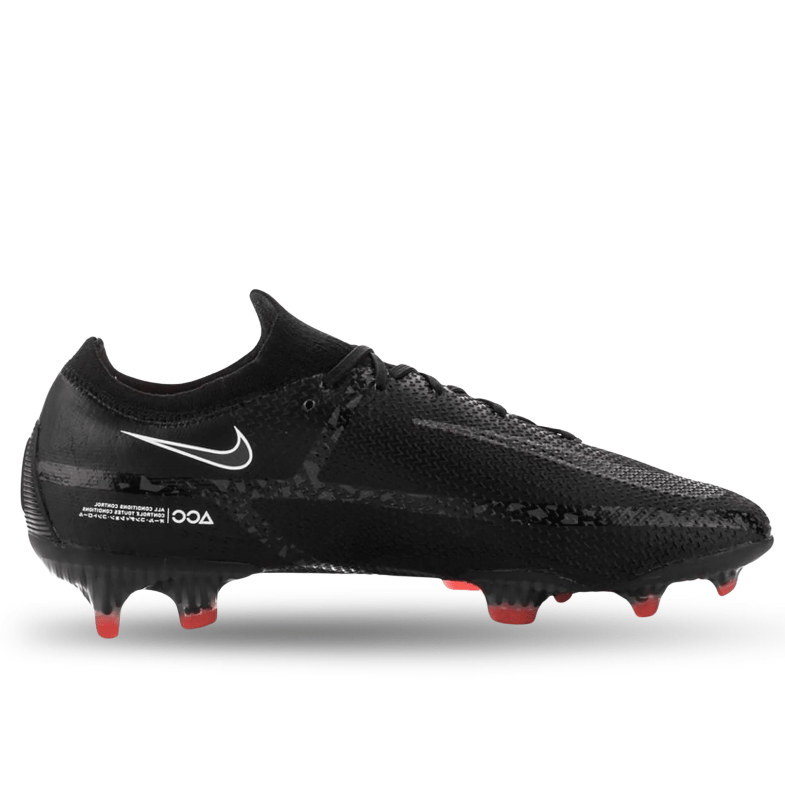Nike Phantom GT2 Elite FG (Black/Dark Smoke Grey) | SoccerWearhouse