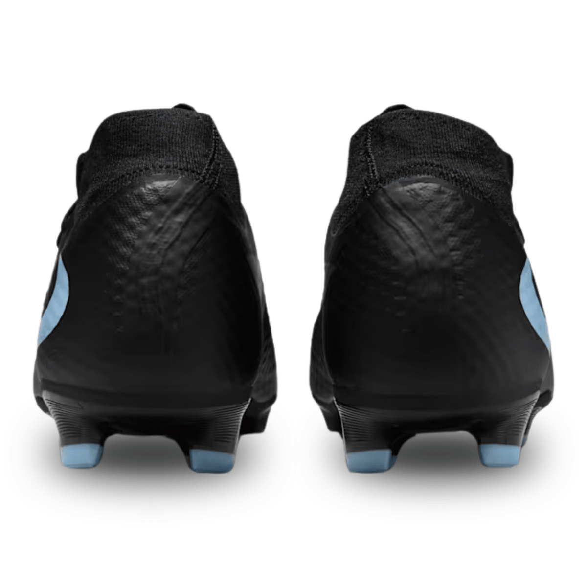Nike Phantom GX 2 Academy High - Cut Firm Ground/Multiground Soccer Cleats (Black/Black) | SoccerWearhouse