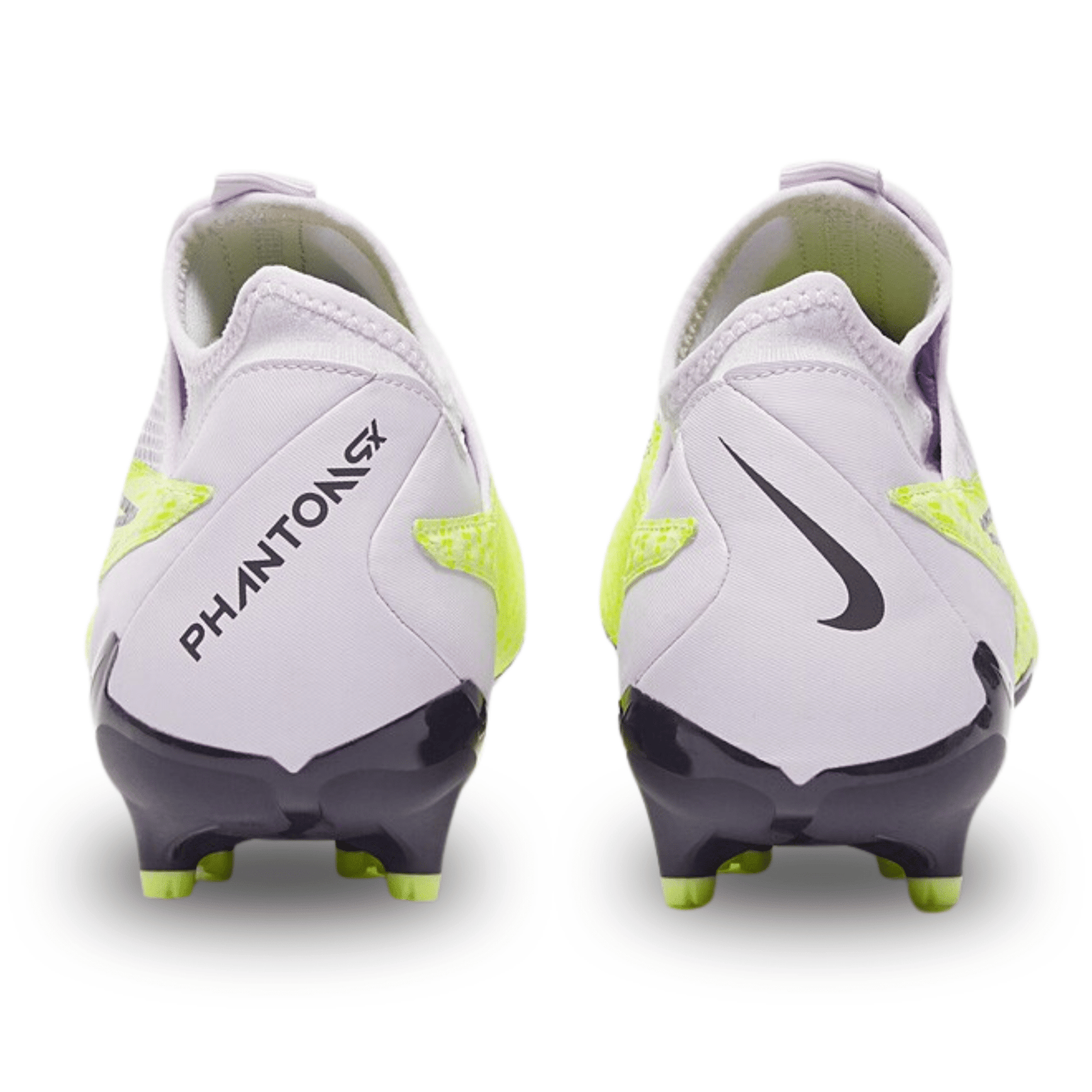 Nike Phantom GX Academy DF FG/MG Soccer Cleats (Barely Volt/Gridiron - Barely Grape) | SoccerWearhouse